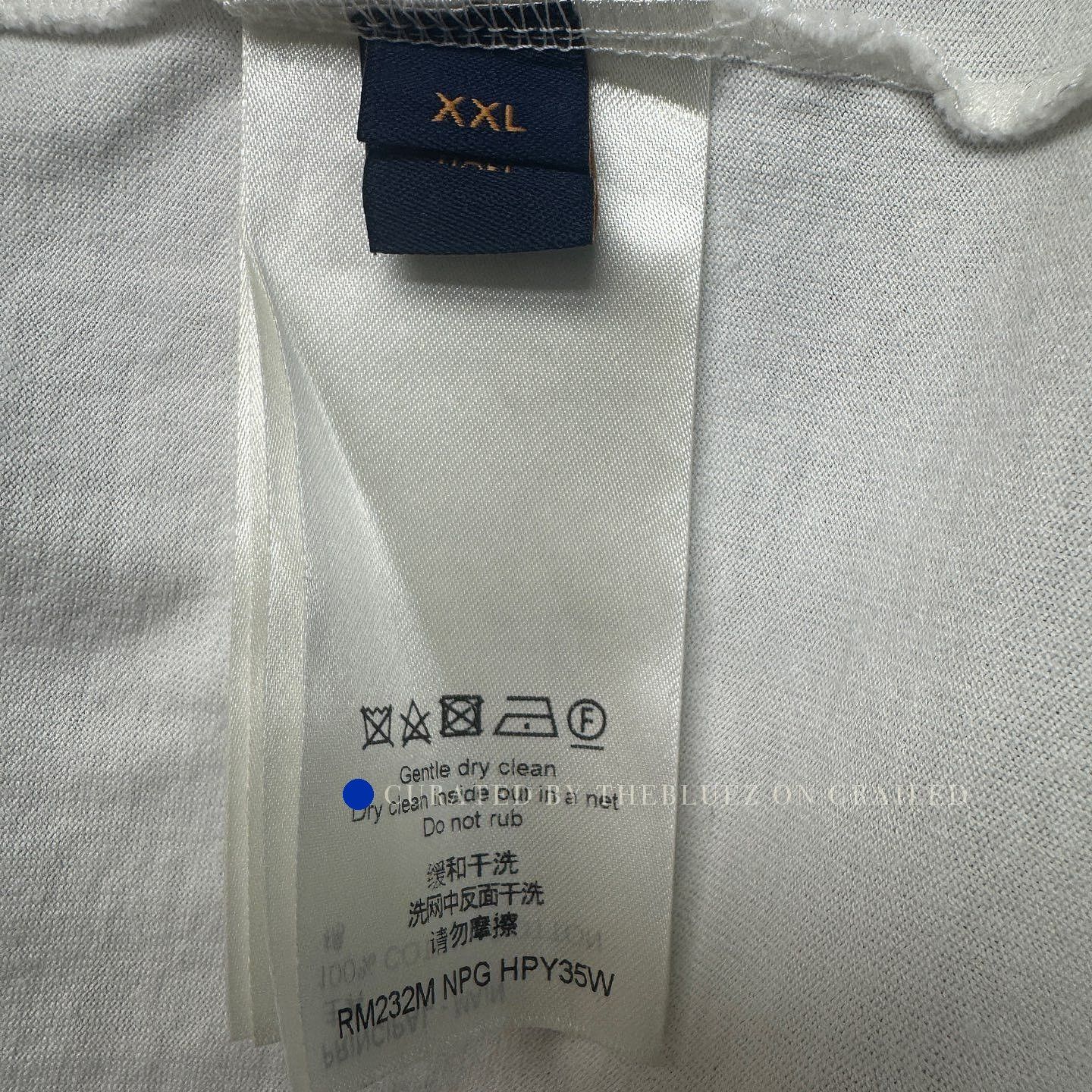 Louis Vuitton White Short-Sleeve Graphic T-Shirt XXL Size US XXL / EU 58 / 5 - 4 Thumbnail