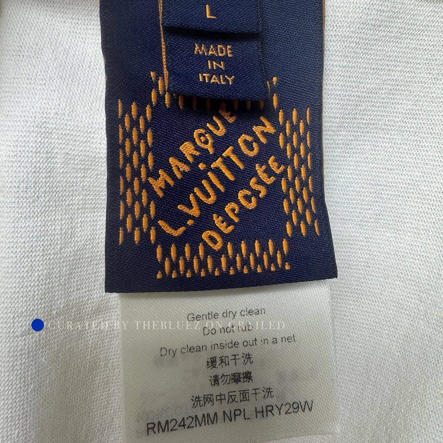 Louis Vuitton White Sequin 'Lovers' Graphic Short Sleeve Tee Size US L / EU 52-54 / 3 - 4 Thumbnail