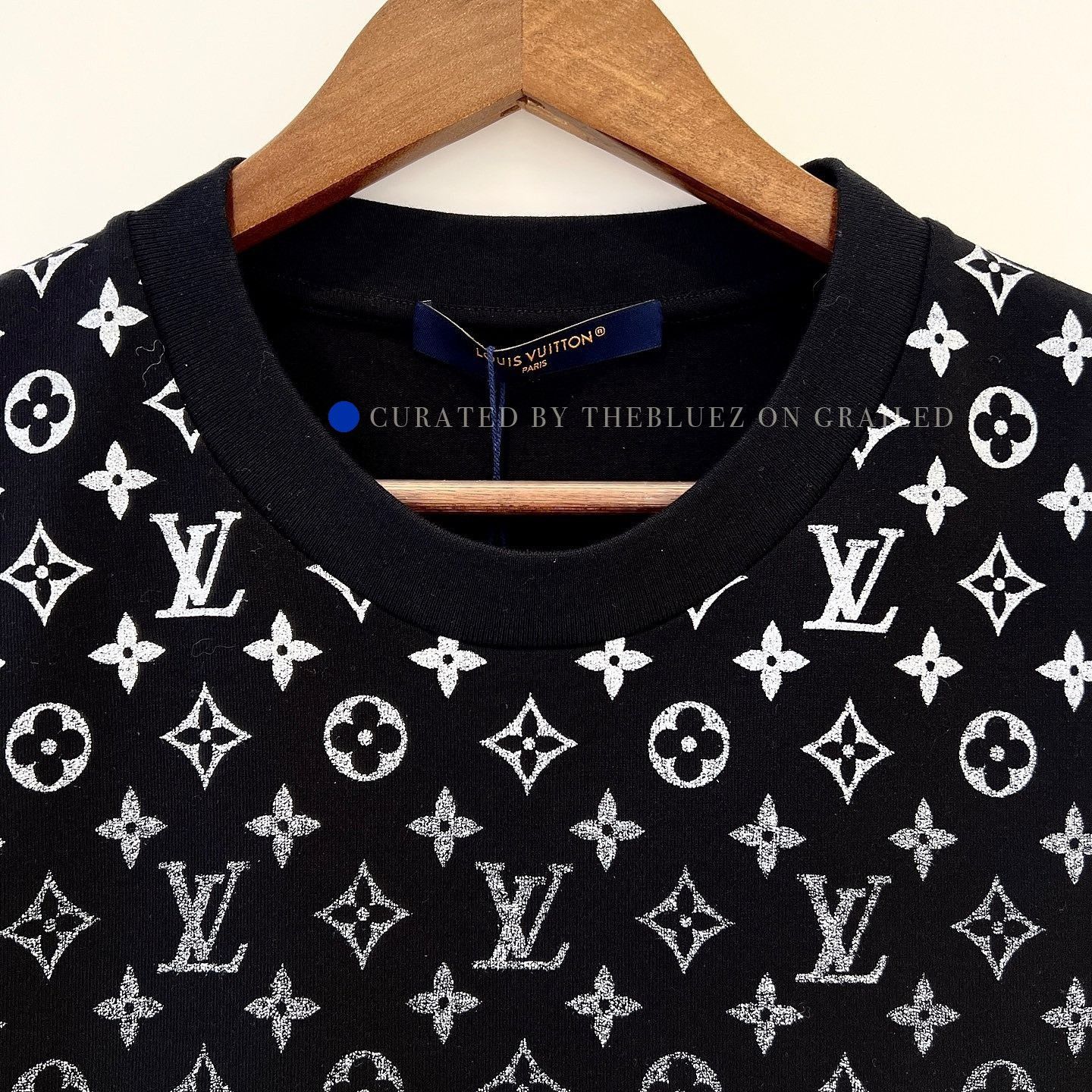 Louis Vuitton Black Short Sleeve Patterned T-Shirt Size US M / EU 48-50 / 2 - 3 Thumbnail