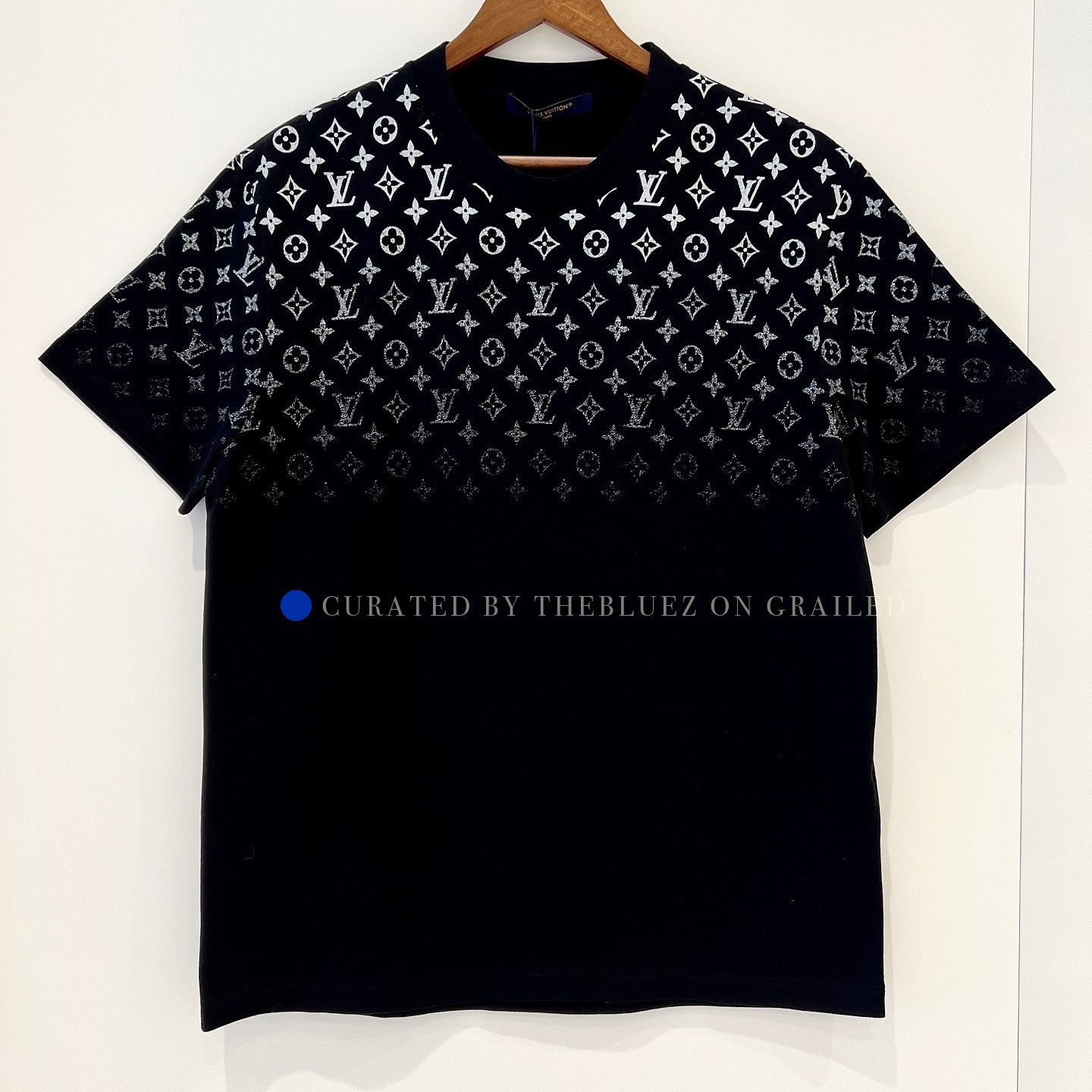 Louis Vuitton Black Short Sleeve Patterned T-Shirt Size US M / EU 48-50 / 2 - 5 Thumbnail