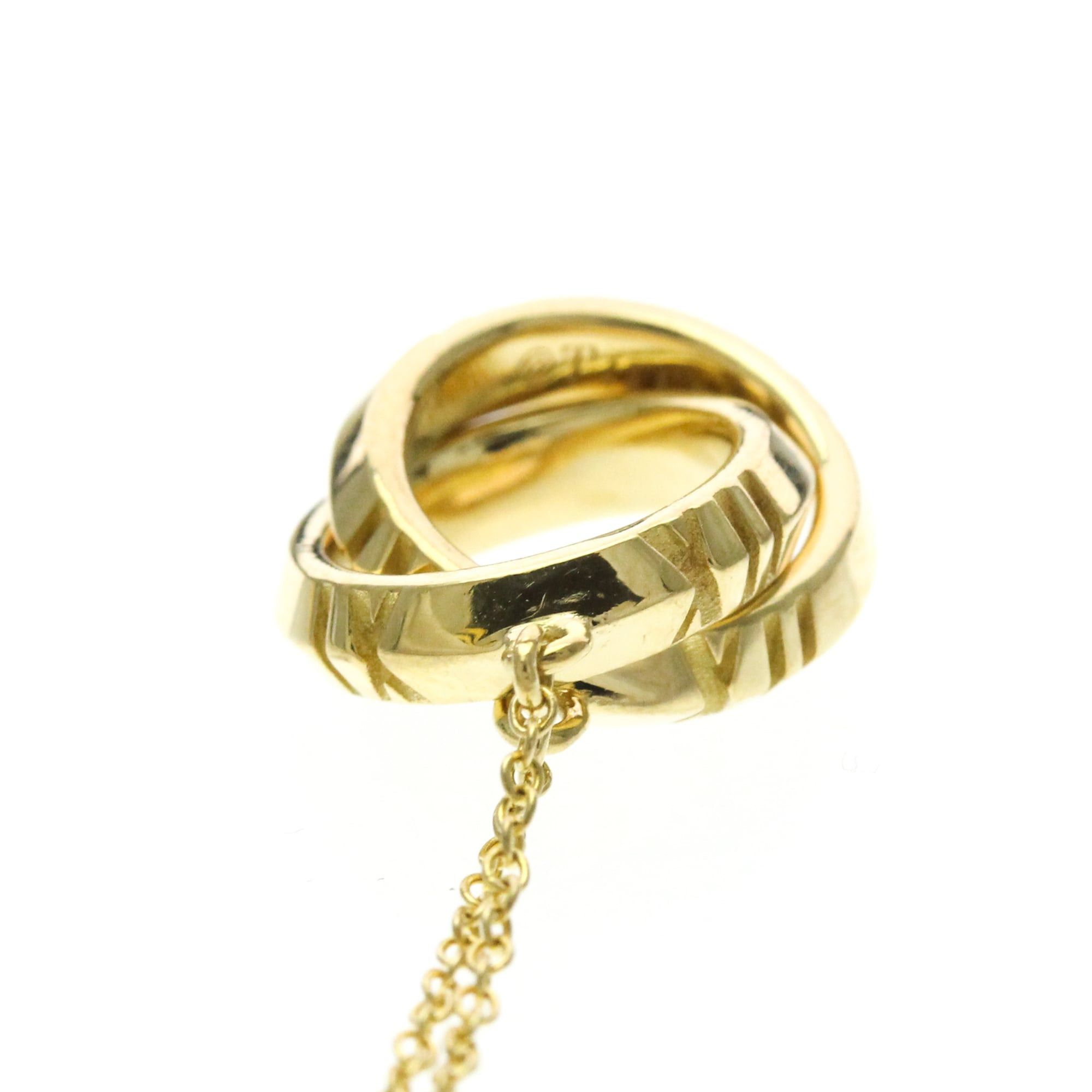 Tiffany & Co. TIFFANY Atlas X Closed Necklace Yellow Gold (18K) No Stone Polished Size ONE SIZE - 5 Thumbnail