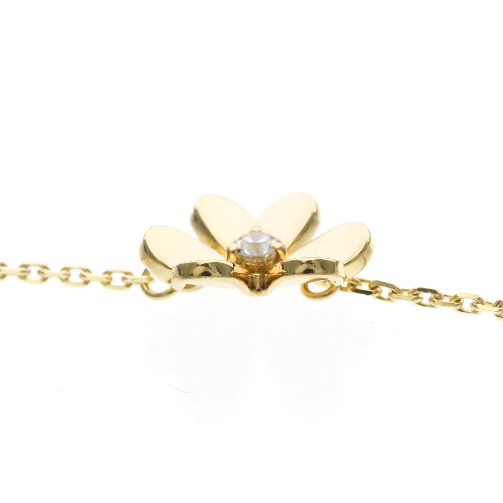 Van Cleef & Arpels Van Cleef & Arpels Frivole Mini Bracelet Yellow Gold (18K) Diamond Polished Size ONE SIZE - 5 Thumbnail