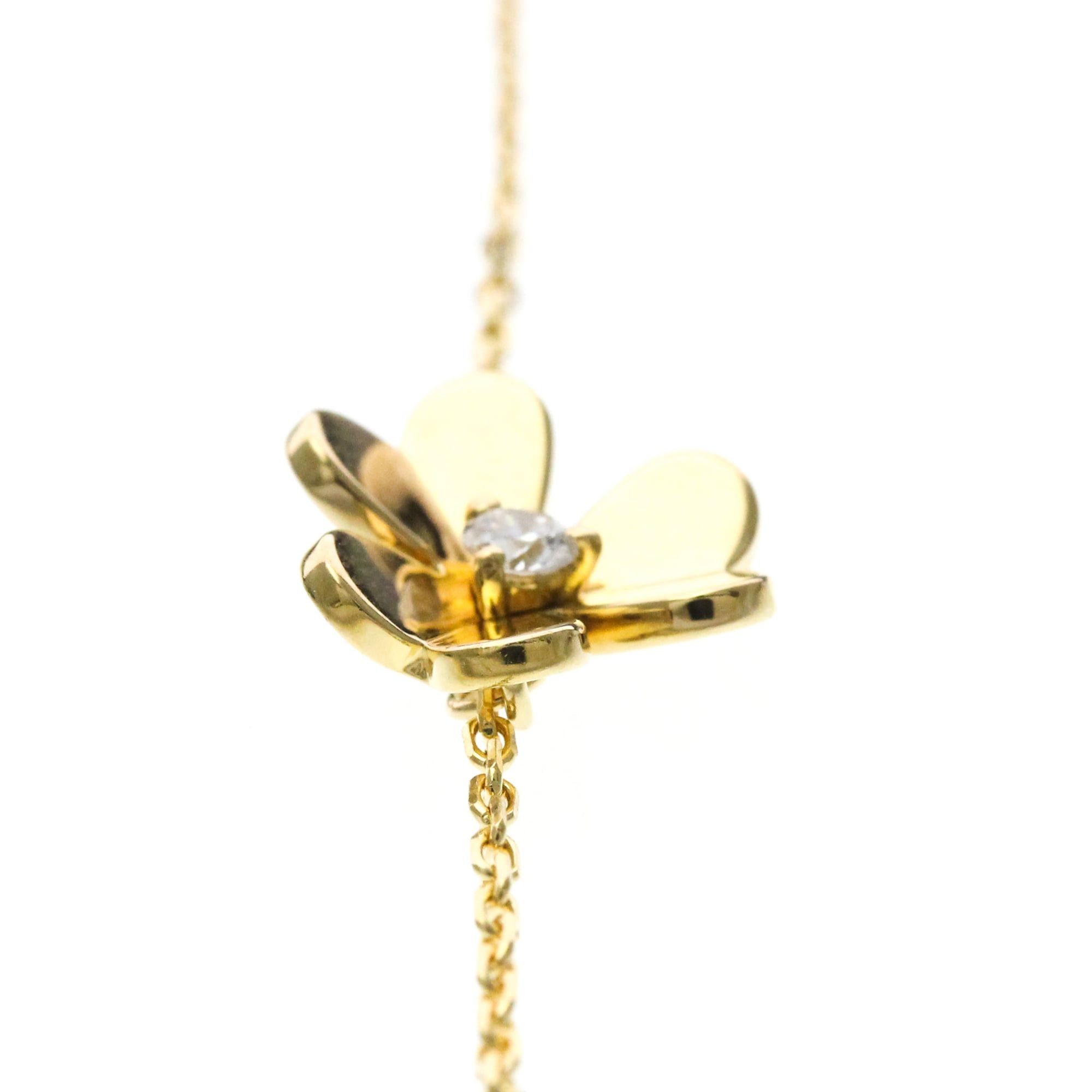 Van Cleef & Arpels Van Cleef & Arpels Frivole Mini Bracelet Yellow Gold (18K) Diamond Polished Size ONE SIZE - 4 Thumbnail