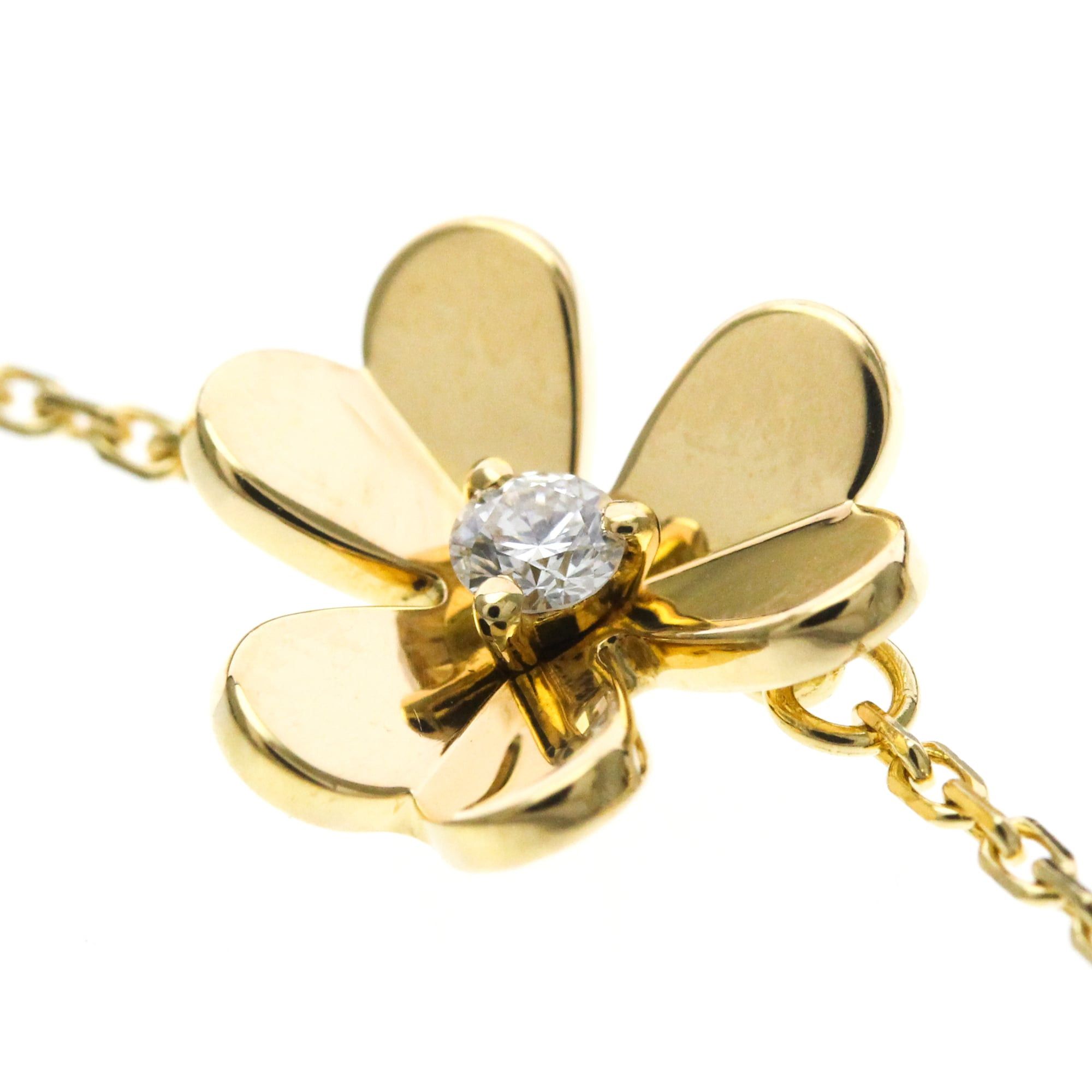 Van Cleef & Arpels Van Cleef & Arpels Frivole Mini Bracelet Yellow Gold (18K) Diamond Polished Size ONE SIZE - 7 Thumbnail