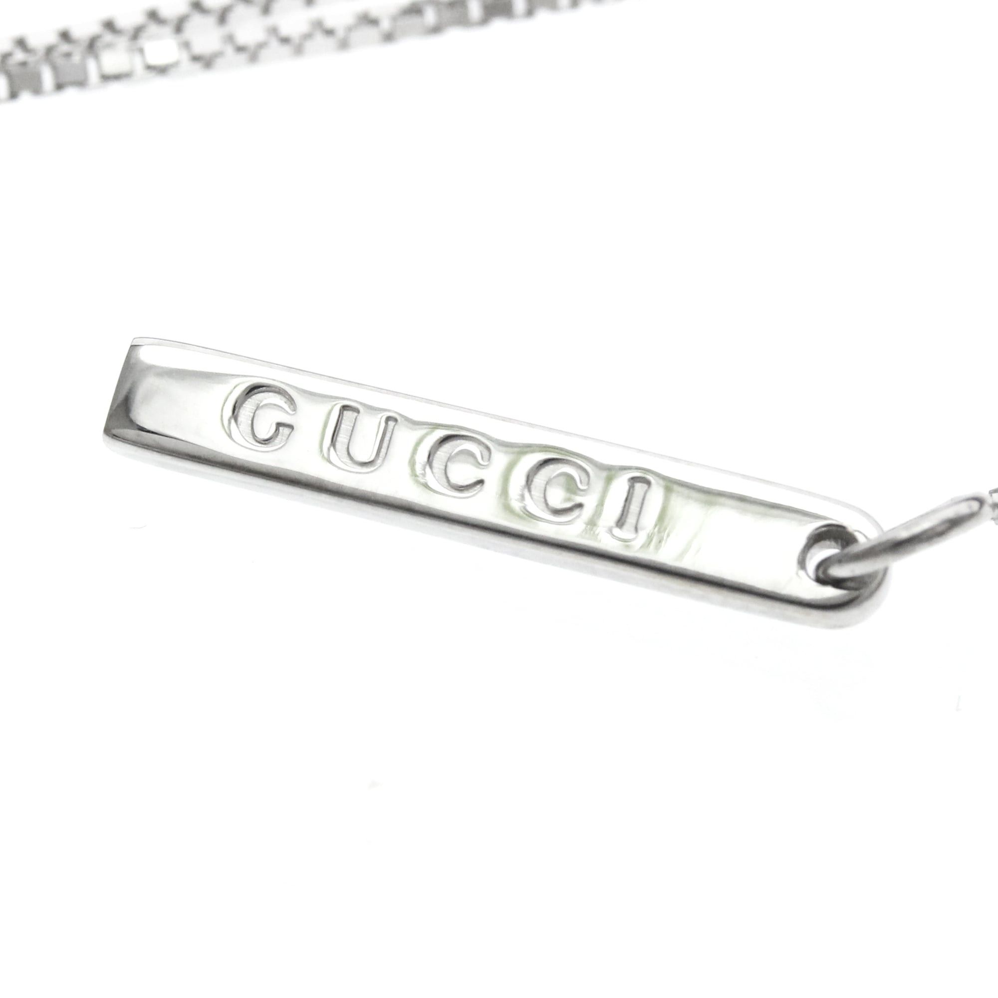 Gucci GUCCI Lariat Necklace White Gold (18K) No Stone Polished Size ONE SIZE - 8 Thumbnail