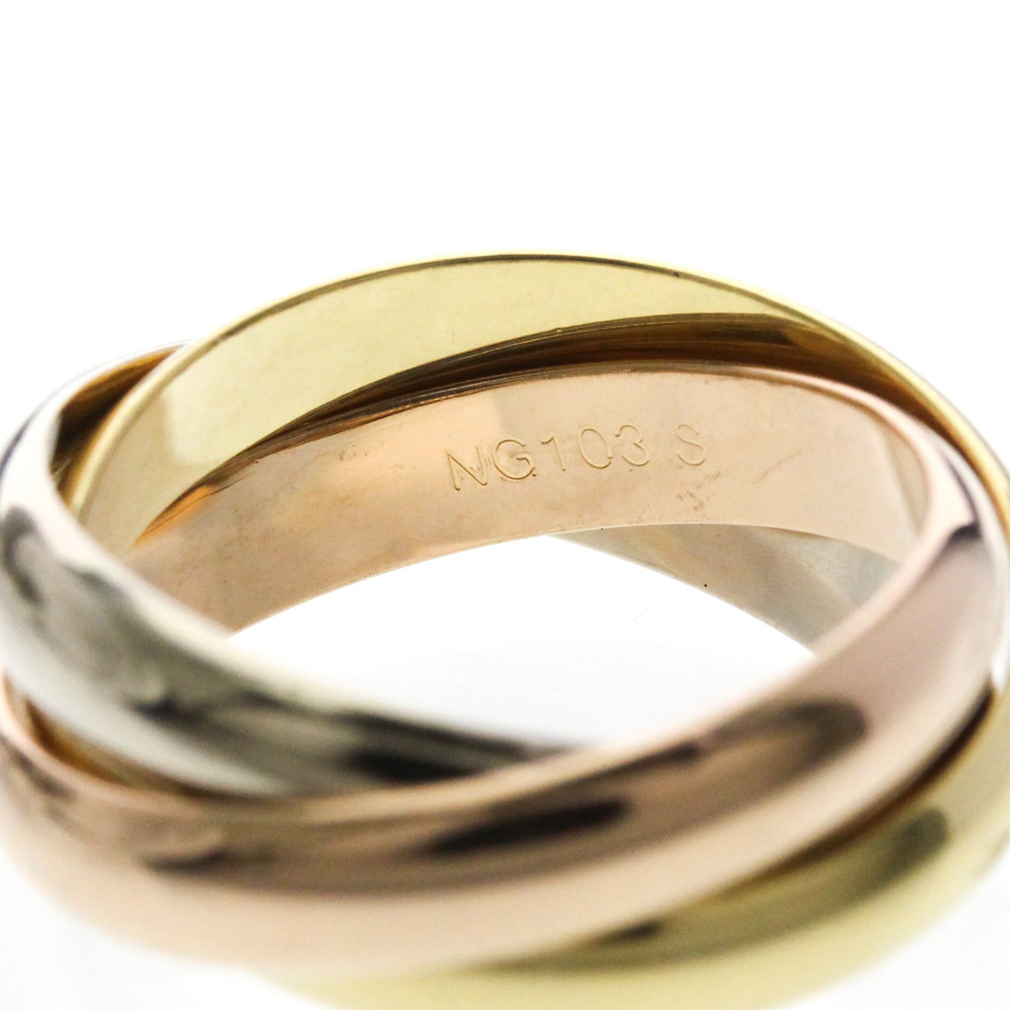 Cartier CARTIER Trinity Ring Yellow Gold (18K),Pink Gold (18K),White Gold (18K) Polished Size ONE SIZE - 9 Thumbnail