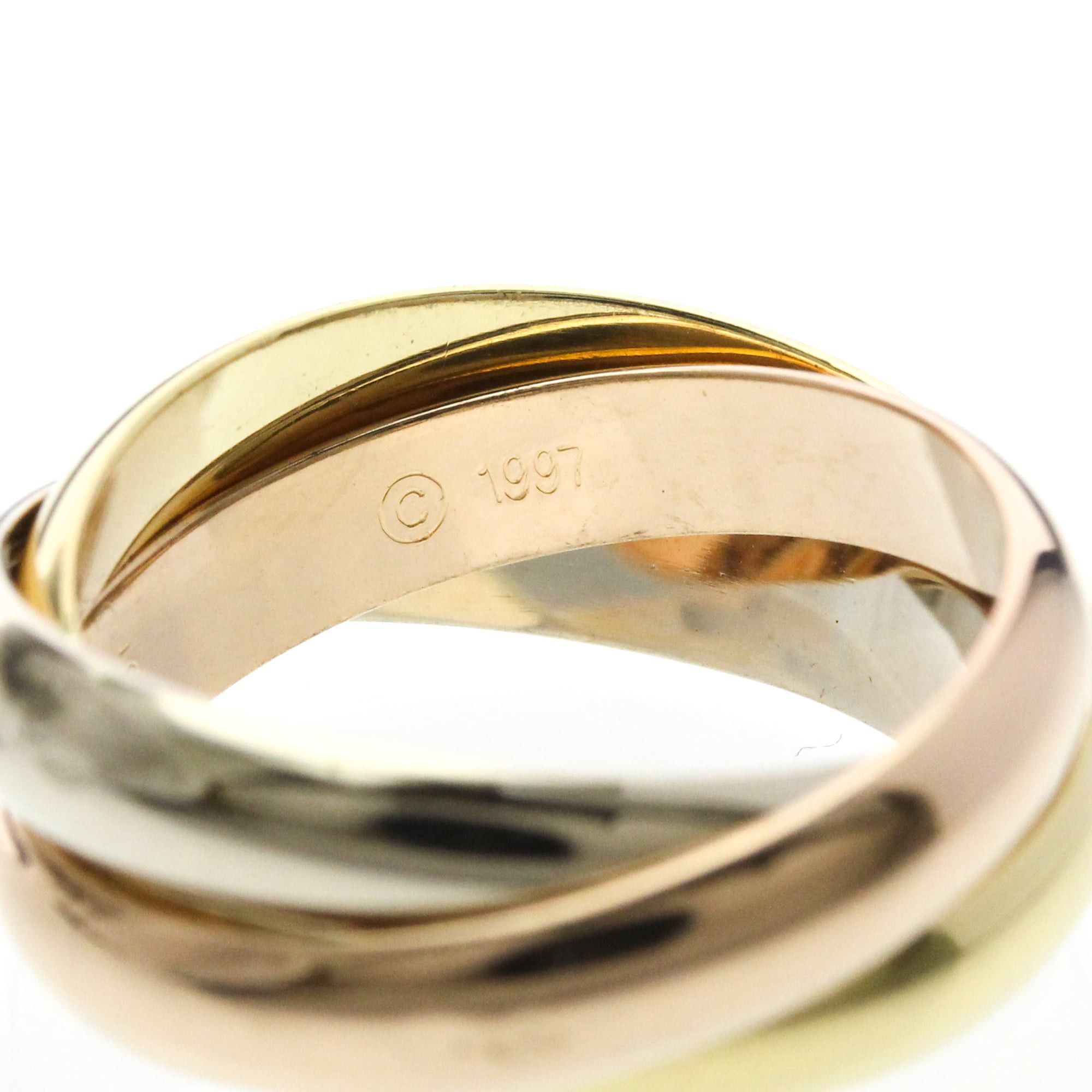 Cartier CARTIER Trinity Ring Yellow Gold (18K),Pink Gold (18K),White Gold (18K) Polished Size ONE SIZE - 8 Thumbnail