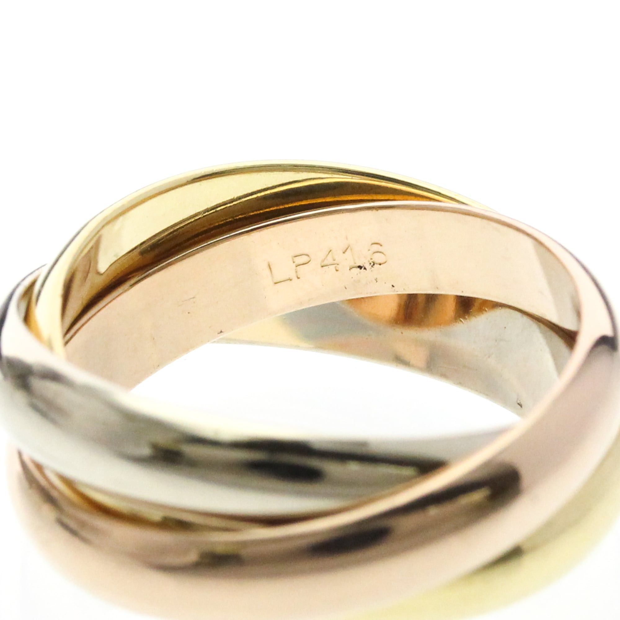 Cartier CARTIER Trinity Ring Yellow Gold (18K),Pink Gold (18K),White Gold (18K) Polished Size ONE SIZE - 6 Thumbnail