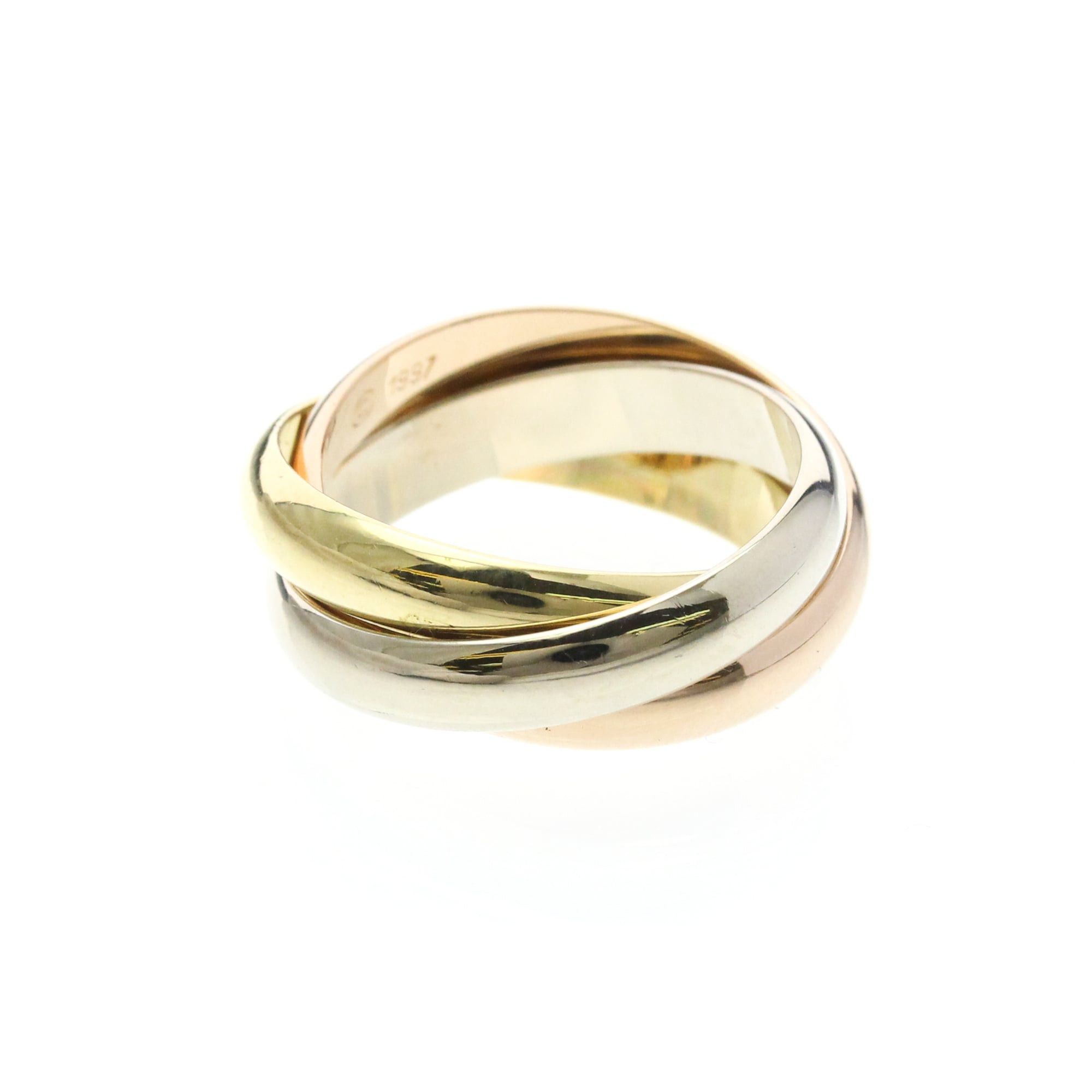 Cartier CARTIER Trinity Ring Yellow Gold (18K),Pink Gold (18K),White Gold (18K) Polished Size ONE SIZE - 3 Thumbnail