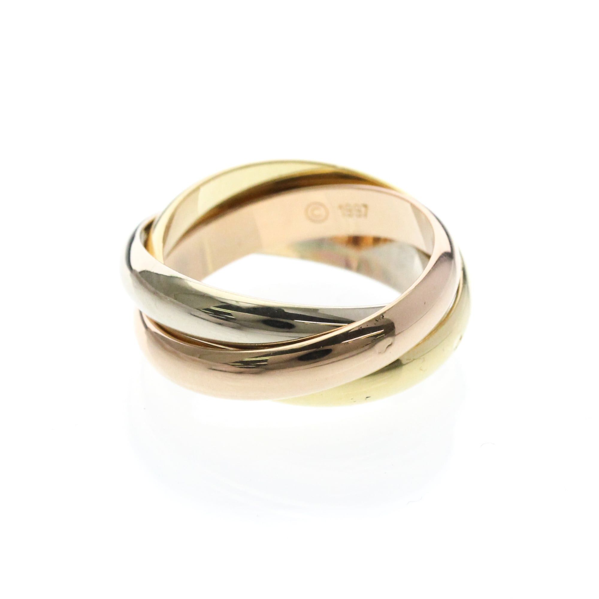 Cartier CARTIER Trinity Ring Yellow Gold (18K),Pink Gold (18K),White Gold (18K) Polished Size ONE SIZE - 4 Thumbnail