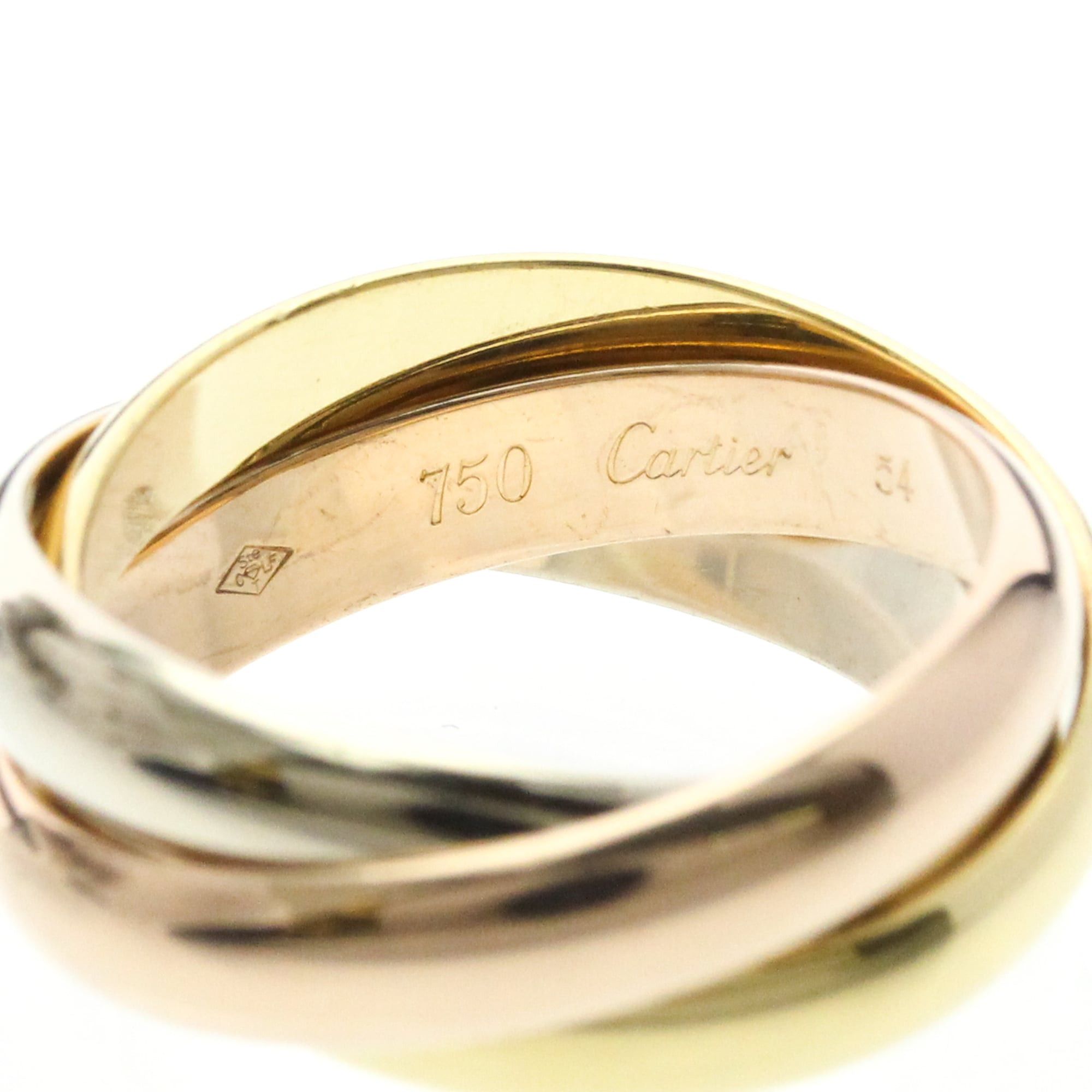 Cartier CARTIER Trinity Ring Yellow Gold (18K),Pink Gold (18K),White Gold (18K) Polished Size ONE SIZE - 7 Thumbnail