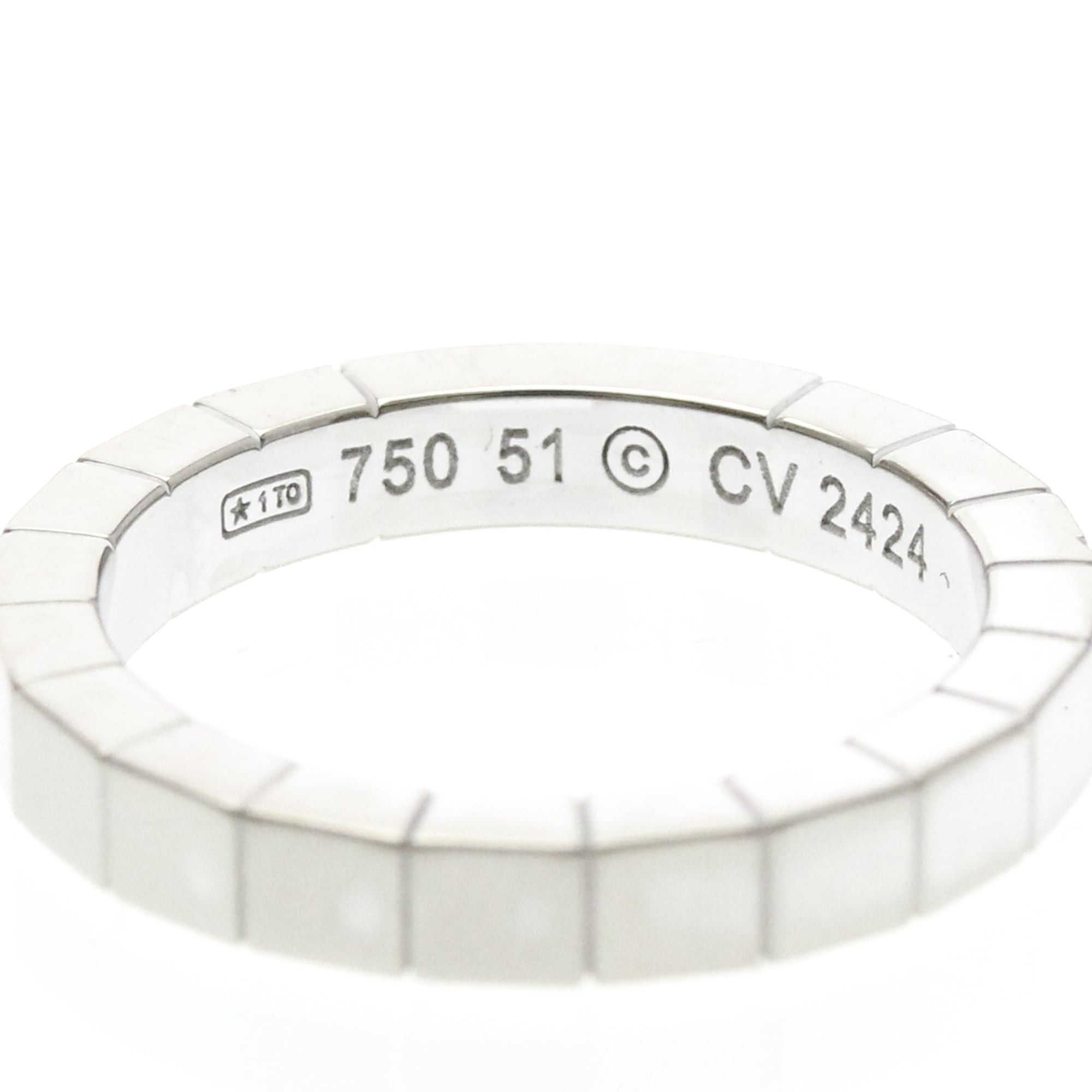 Cartier CARTIER Lanieres Ring White Gold (18K) Fashion No Stone Polished Size ONE SIZE - 7 Thumbnail