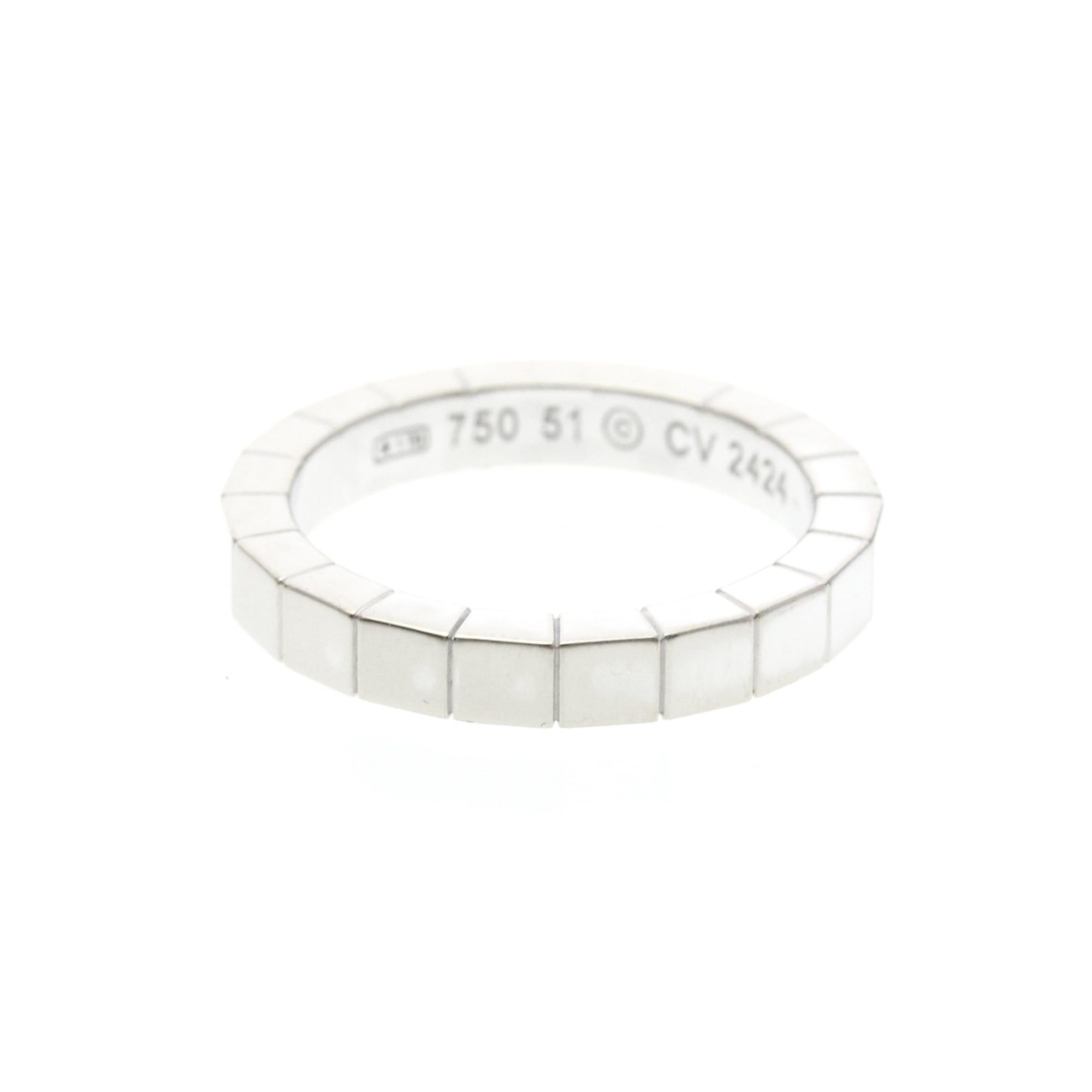 Cartier CARTIER Lanieres Ring White Gold (18K) Fashion No Stone Polished Size ONE SIZE - 3 Thumbnail
