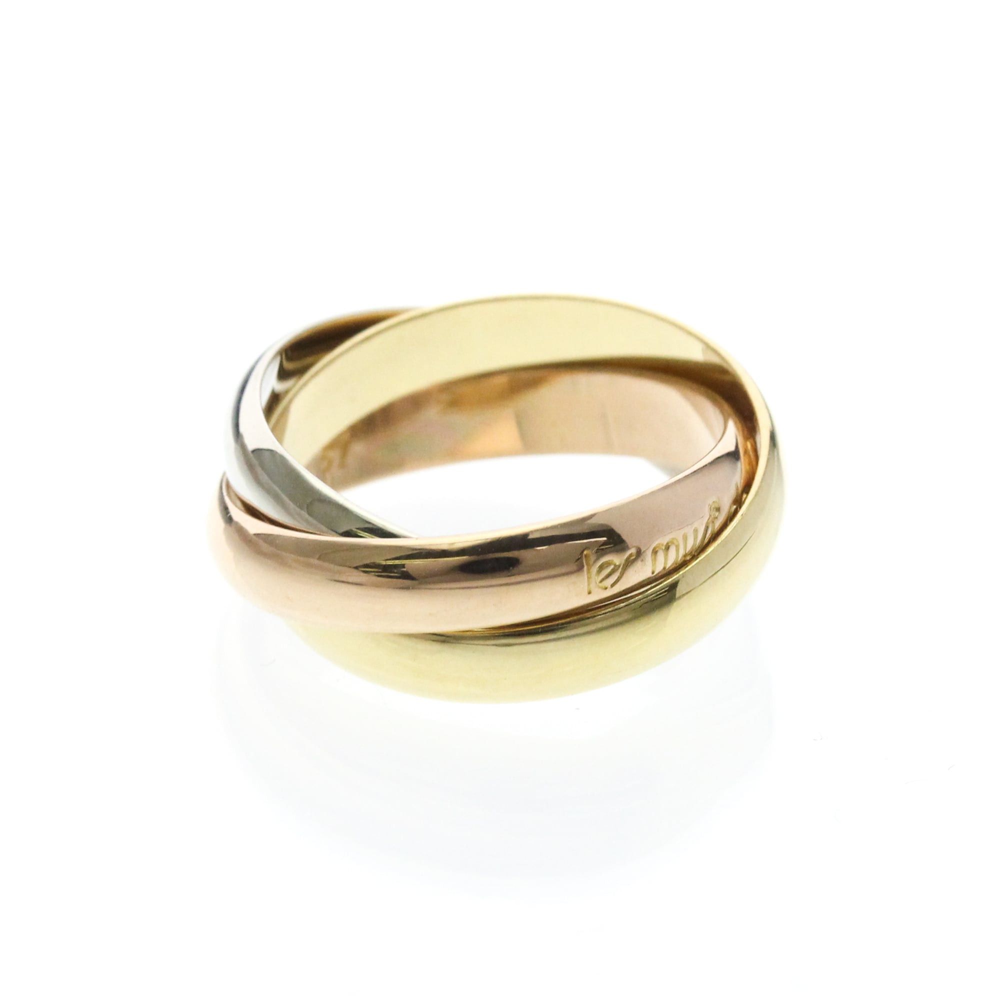Cartier CARTIER Trinity Ring Yellow Gold (18K),Pink Gold (18K),White Gold (18K) Polished Size ONE SIZE - 4 Thumbnail