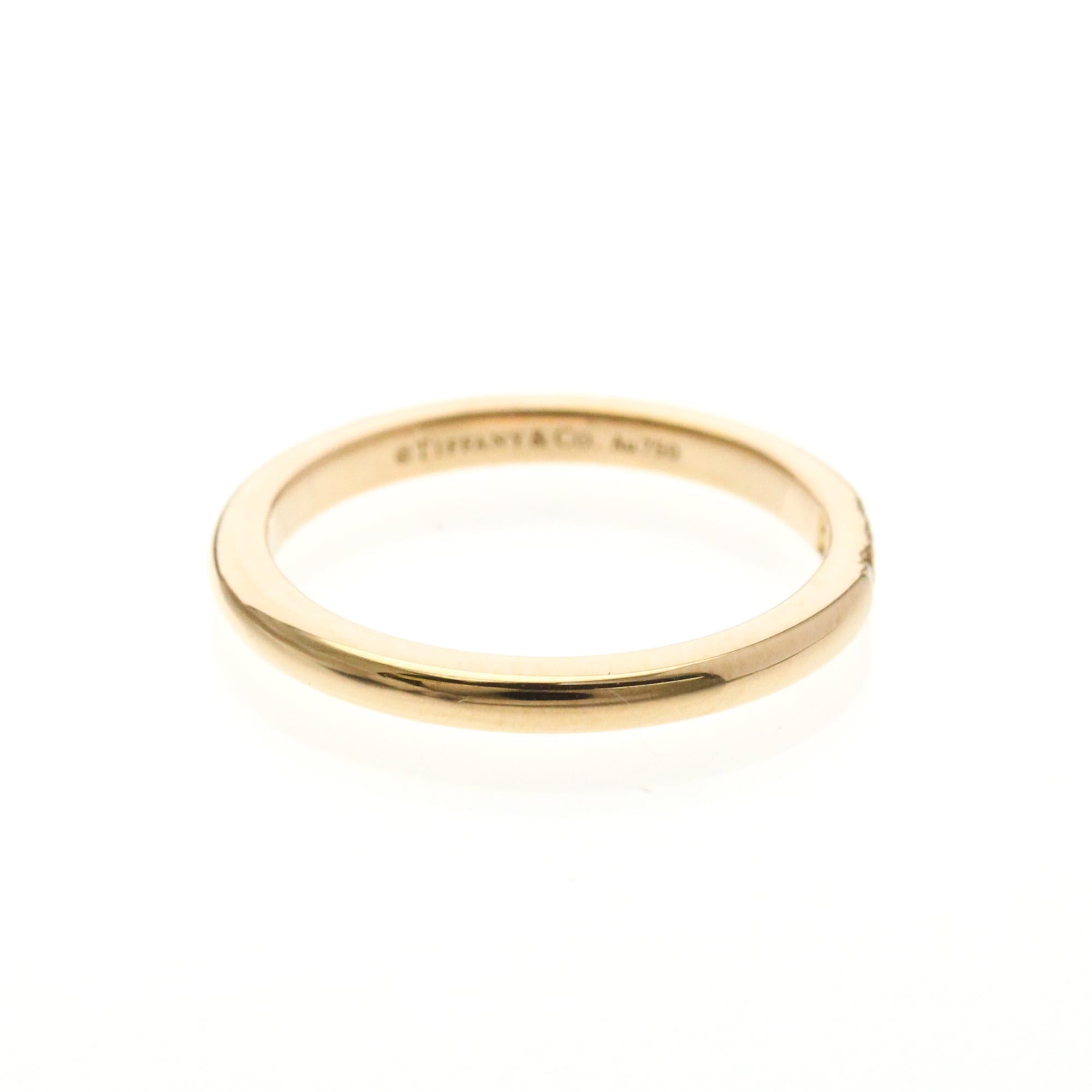 Tiffany & Co. TIFFANY Forever Diamond Ring Pink Gold (18K) Polished Size ONE SIZE - 4 Thumbnail