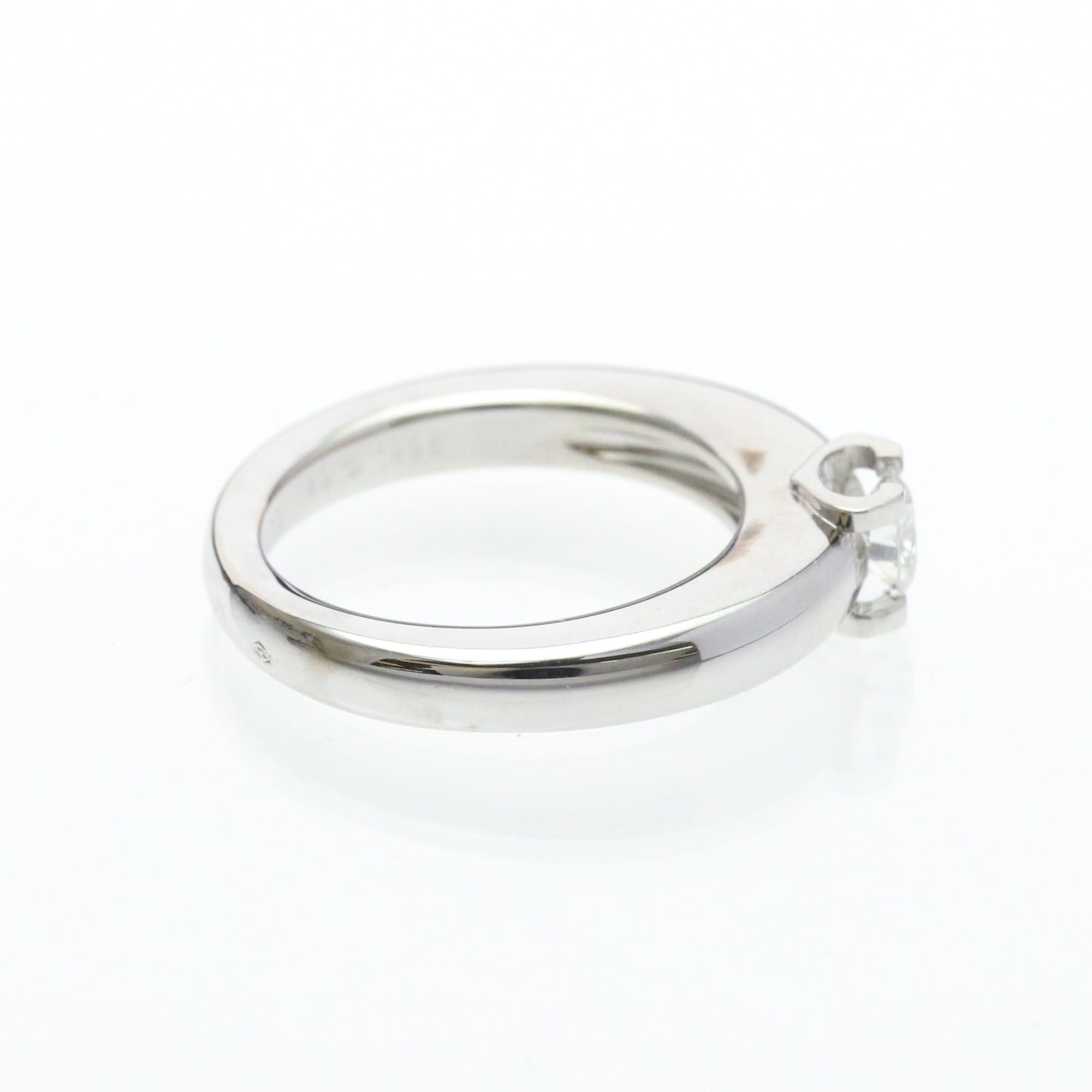 Cartier Cartier C De Cartier Diamond Ring White Gold (18K) Polished Size ONE SIZE - 4 Thumbnail