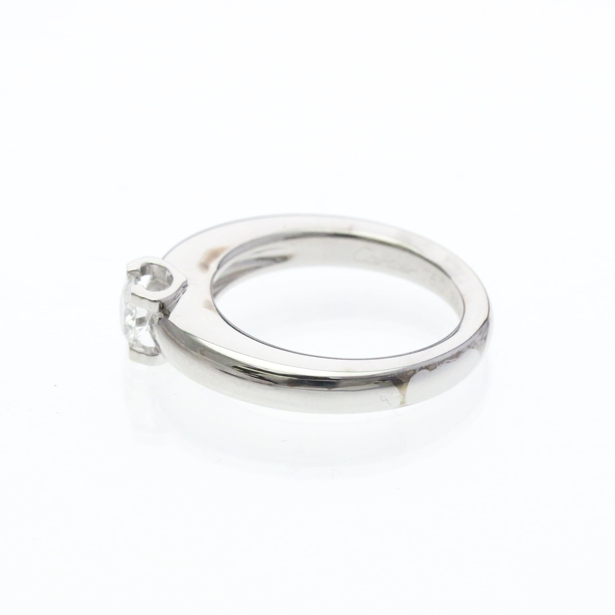 Cartier Cartier C De Cartier Diamond Ring White Gold (18K) Polished Size ONE SIZE - 2 Thumbnail