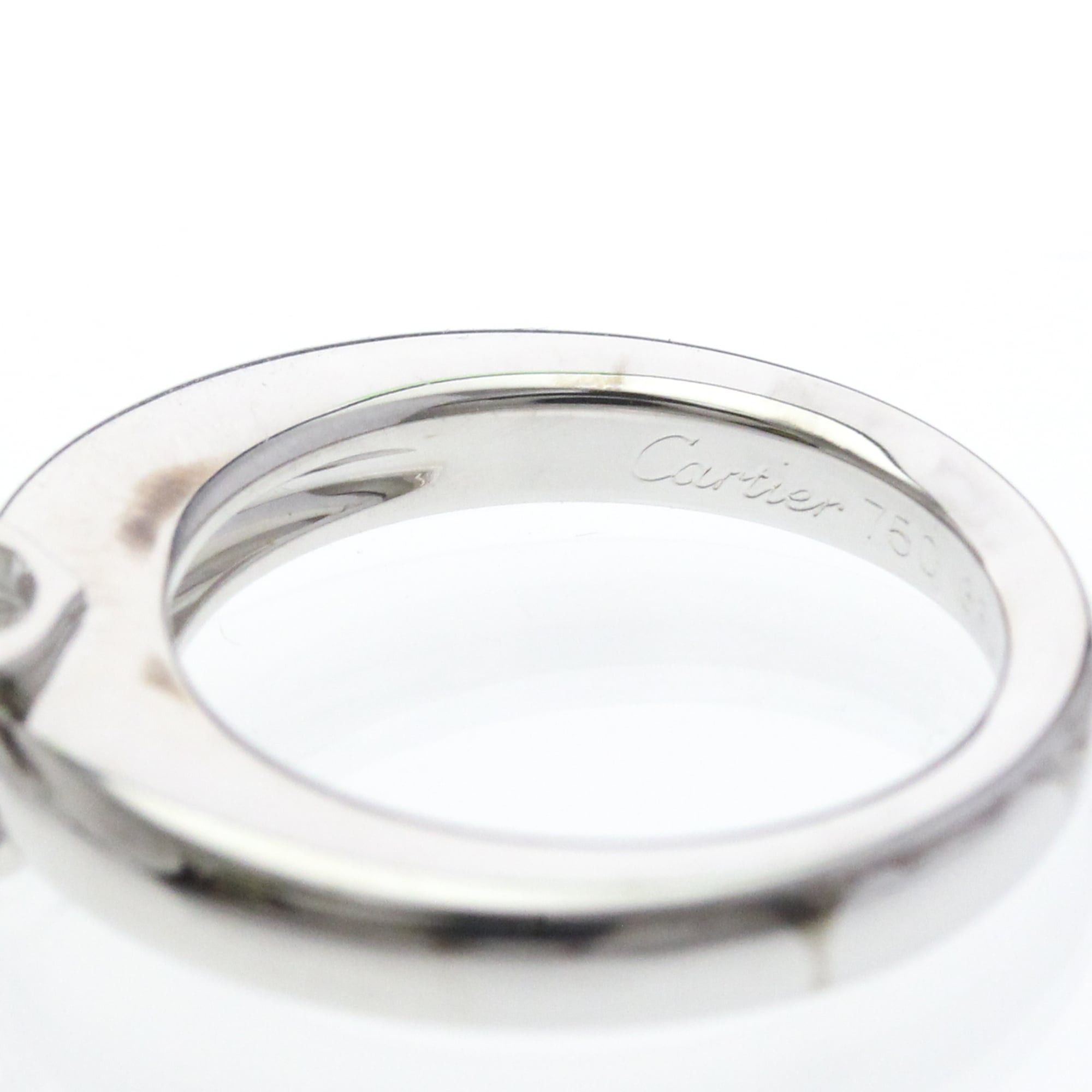 Cartier Cartier C De Cartier Diamond Ring White Gold (18K) Polished Size ONE SIZE - 6 Thumbnail