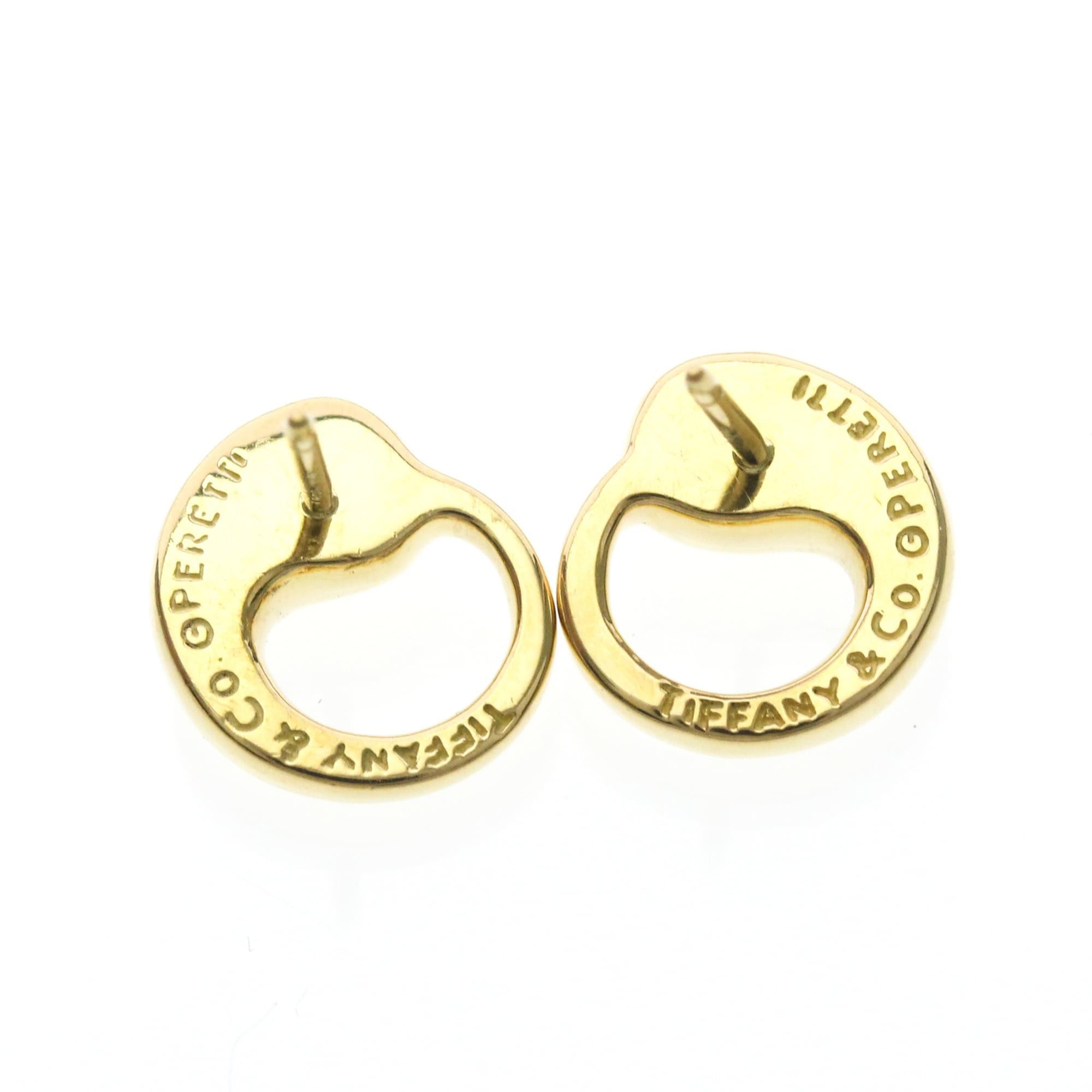 Tiffany & Co. TIFFANY Eternal Circle Earrings No Stone Yellow Gold (18K) Polished Size ONE SIZE - 6 Thumbnail