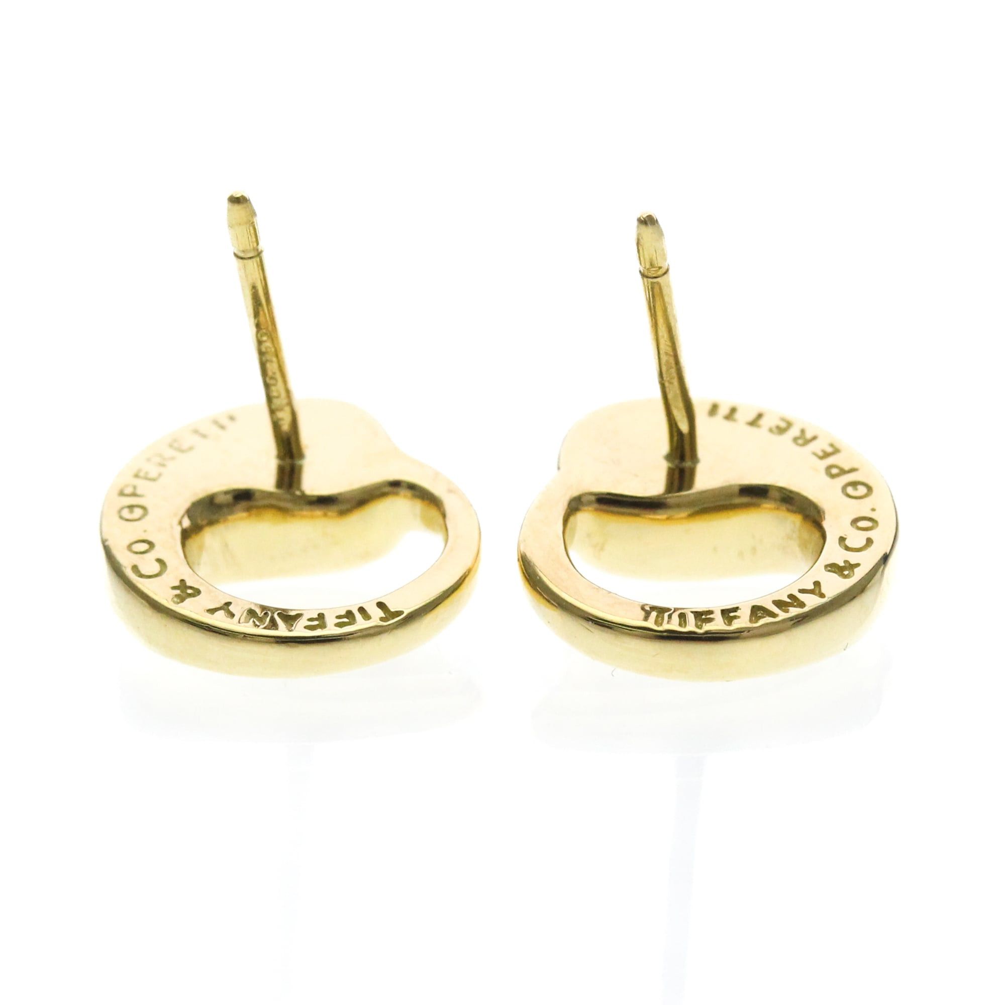Tiffany & Co. TIFFANY Eternal Circle Earrings No Stone Yellow Gold (18K) Polished Size ONE SIZE - 3 Thumbnail
