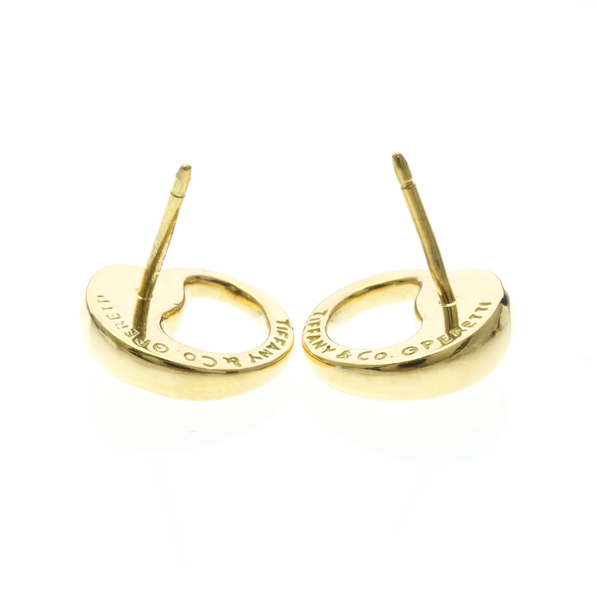 Tiffany & Co. TIFFANY Eternal Circle Earrings No Stone Yellow Gold (18K) Polished Size ONE SIZE - 4 Thumbnail