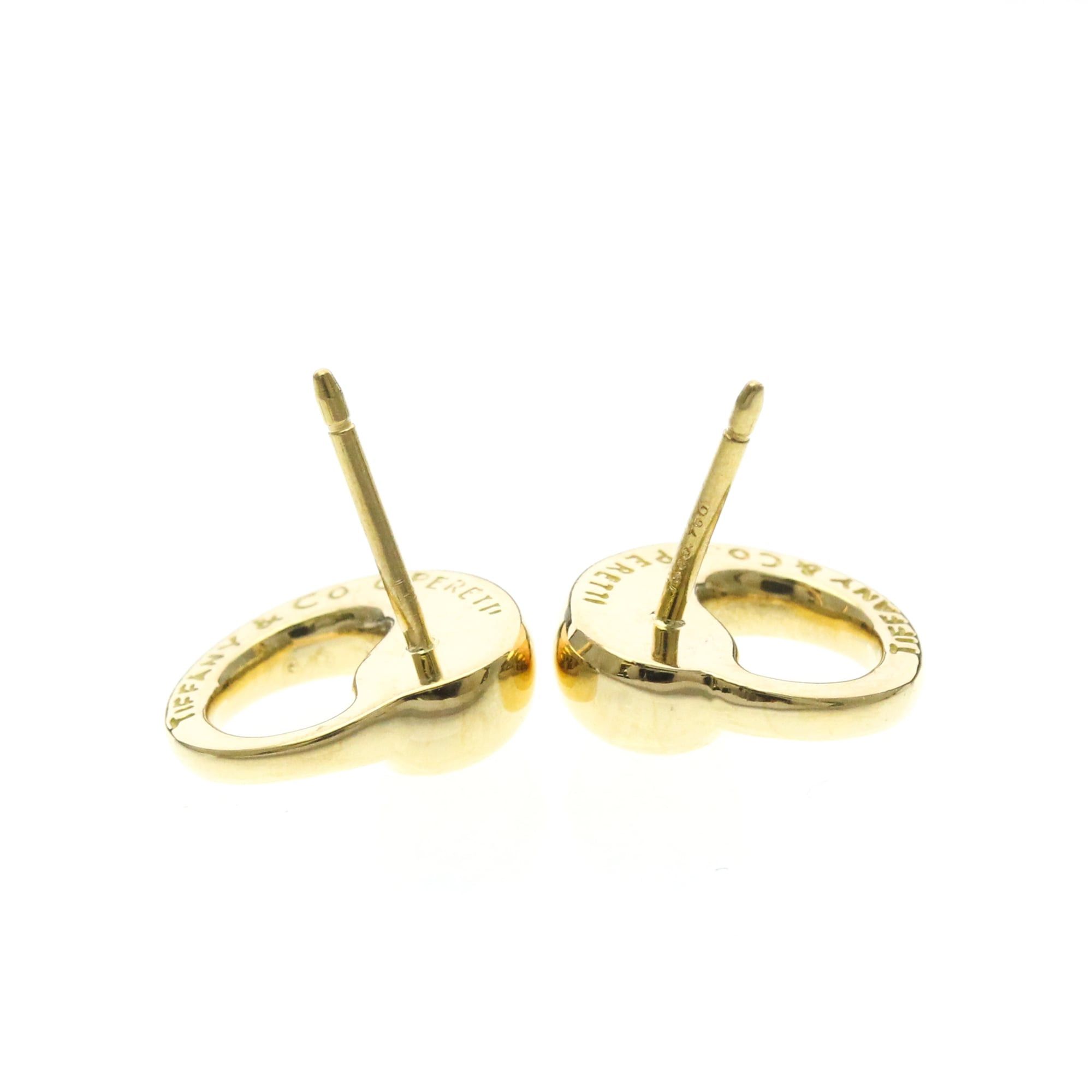 Tiffany & Co. TIFFANY Eternal Circle Earrings No Stone Yellow Gold (18K) Polished Size ONE SIZE - 2 Thumbnail