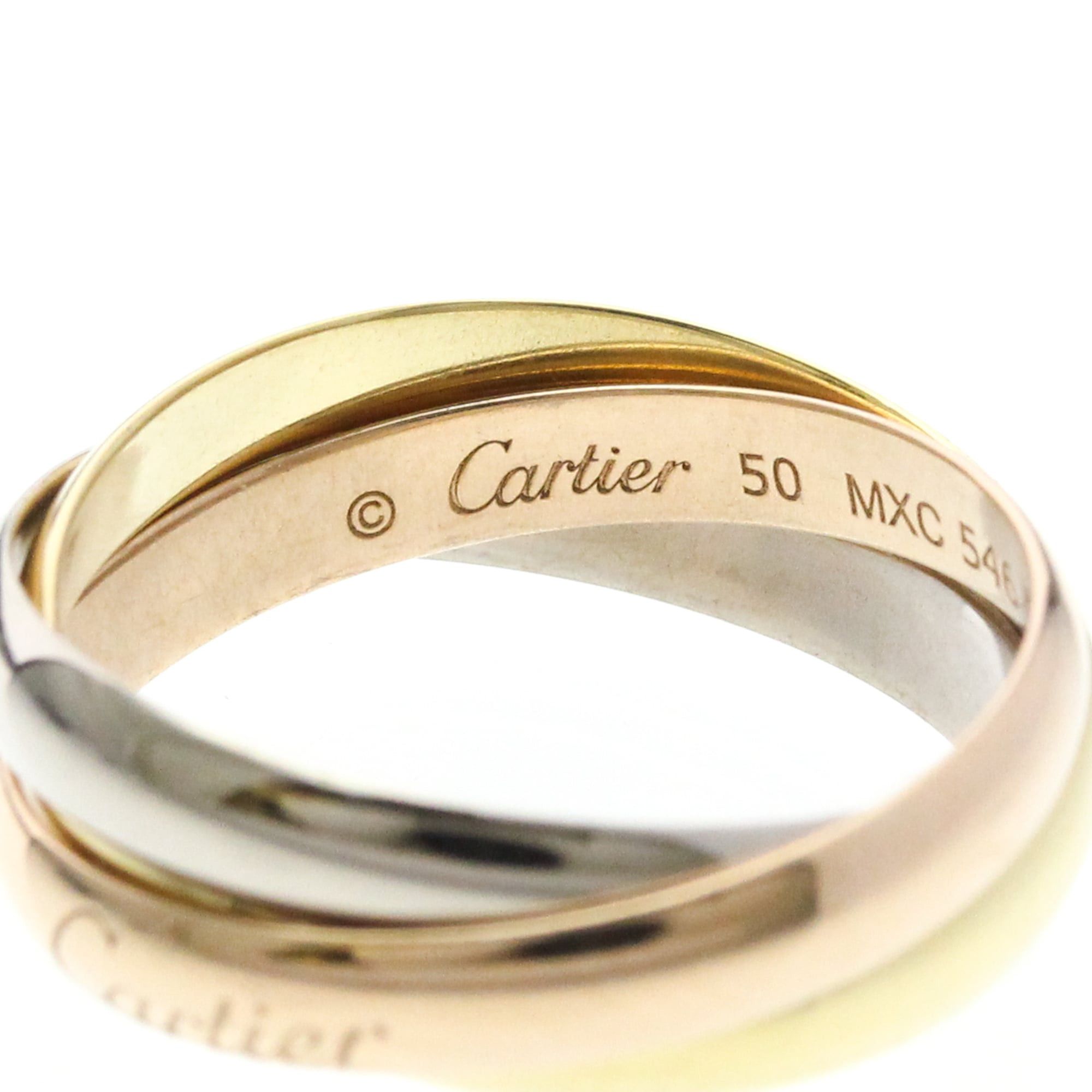 Cartier CARTIER Trinity Ring Yellow Gold (18K),Pink Gold (18K),White Gold (18K) Polished Size ONE SIZE - 6 Thumbnail