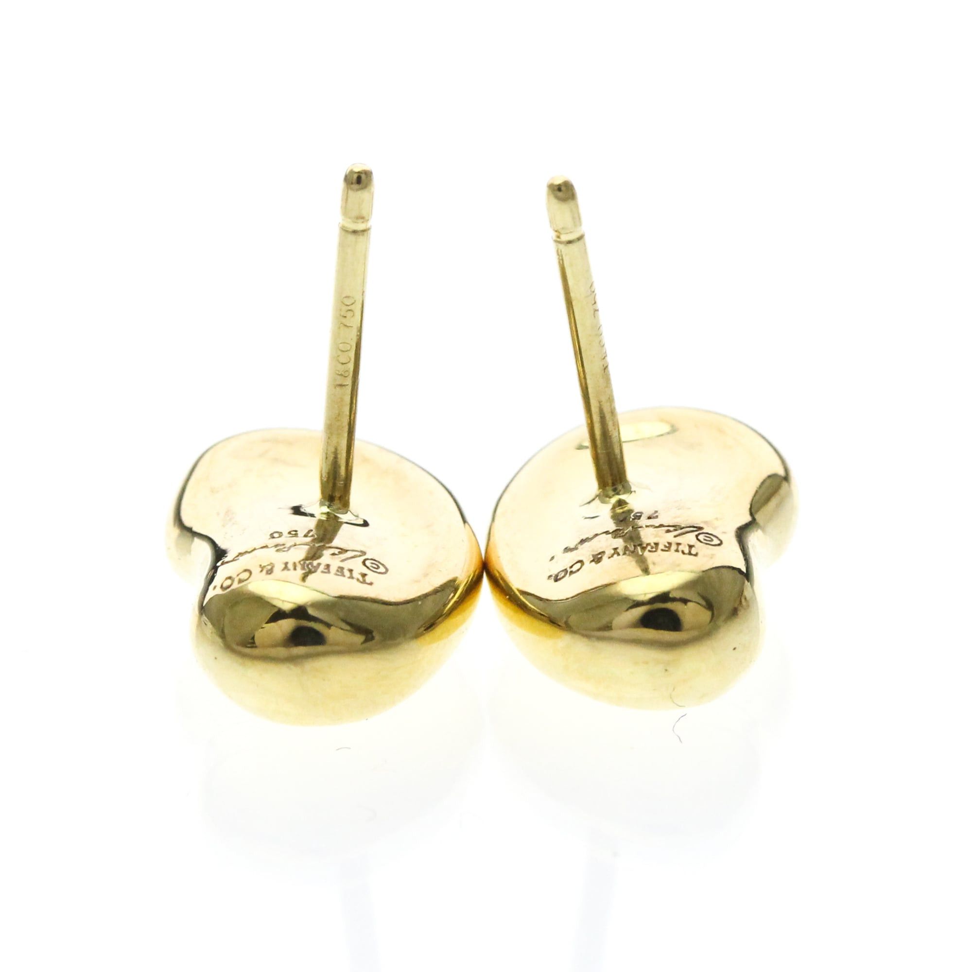 Tiffany & Co. TIFFANY Bean Earrings No Stone Yellow Gold (18K) Polished Size ONE SIZE - 5 Thumbnail