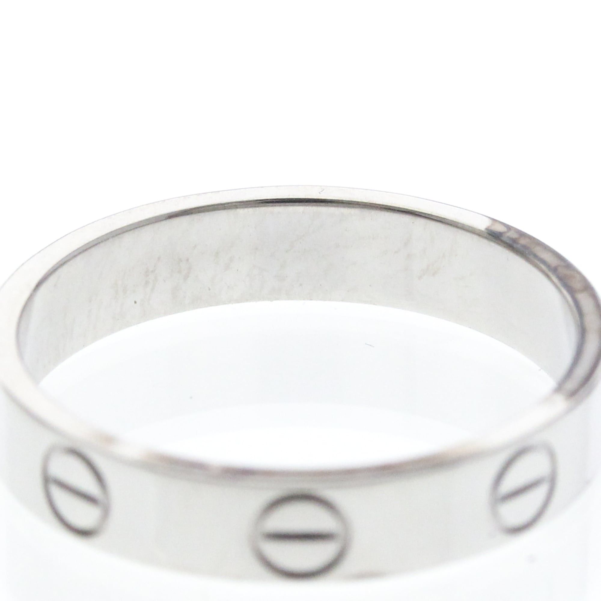 Cartier CARTIER Mini Love Ring With 1 Diamond White Gold (18K) Polished Size ONE SIZE - 7 Thumbnail