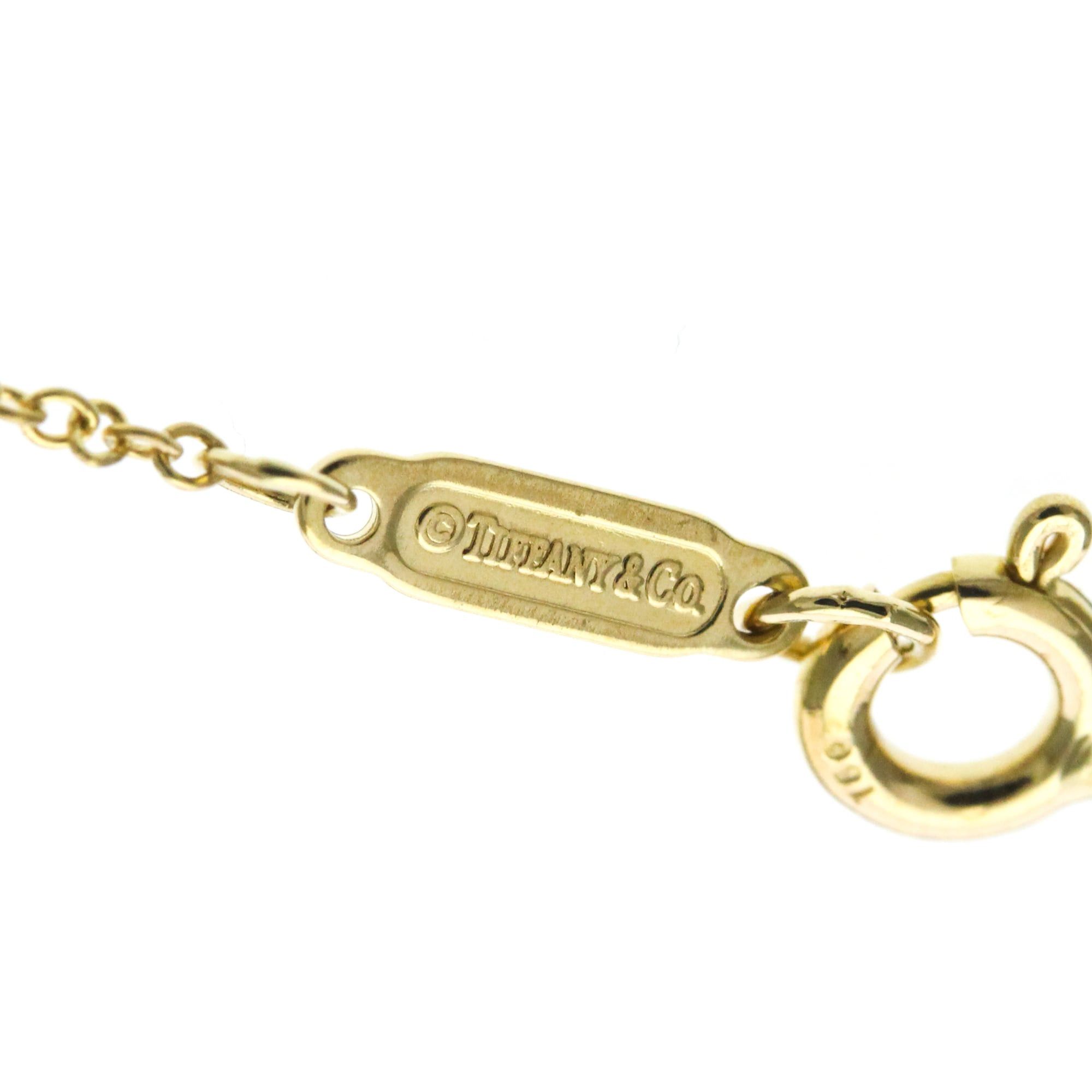 Tiffany & Co. TIFFANY Cross Necklace With 1PD Diamond Yellow Gold (18K) Diamond Polished Size ONE SIZE - 11 Thumbnail