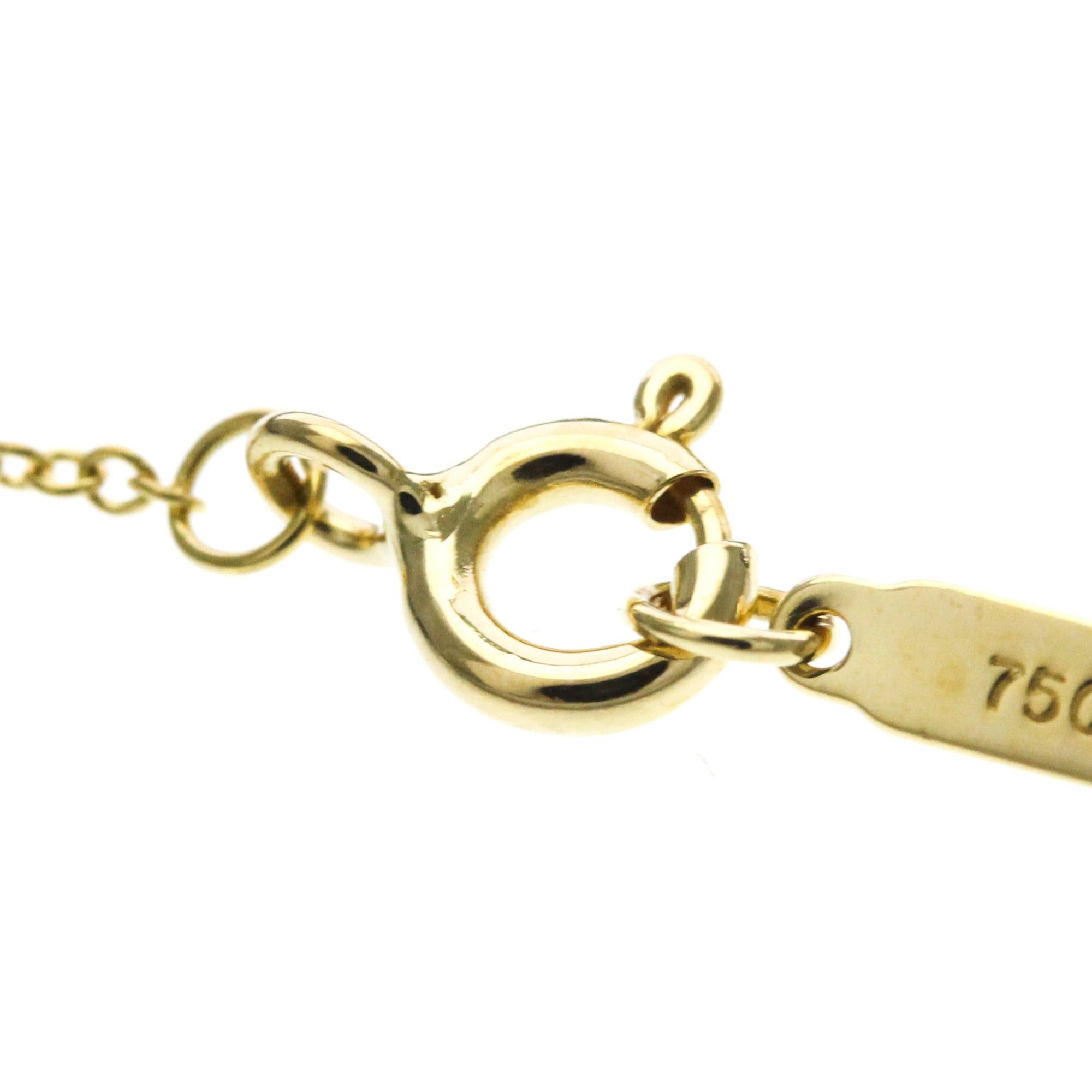 Tiffany & Co. TIFFANY Cross Necklace With 1PD Diamond Yellow Gold (18K) Diamond Polished Size ONE SIZE - 10 Thumbnail