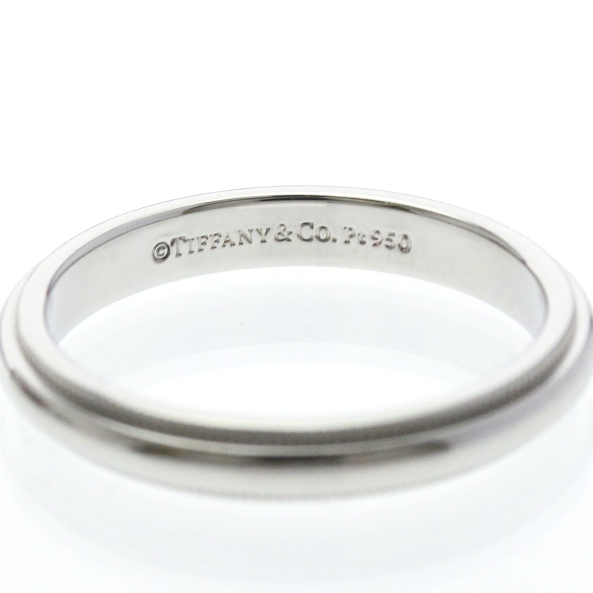 Tiffany & Co. TIFFANY Milgrain Band Ring Platinum Fashion No Stone Polished Size ONE SIZE - 5 Thumbnail