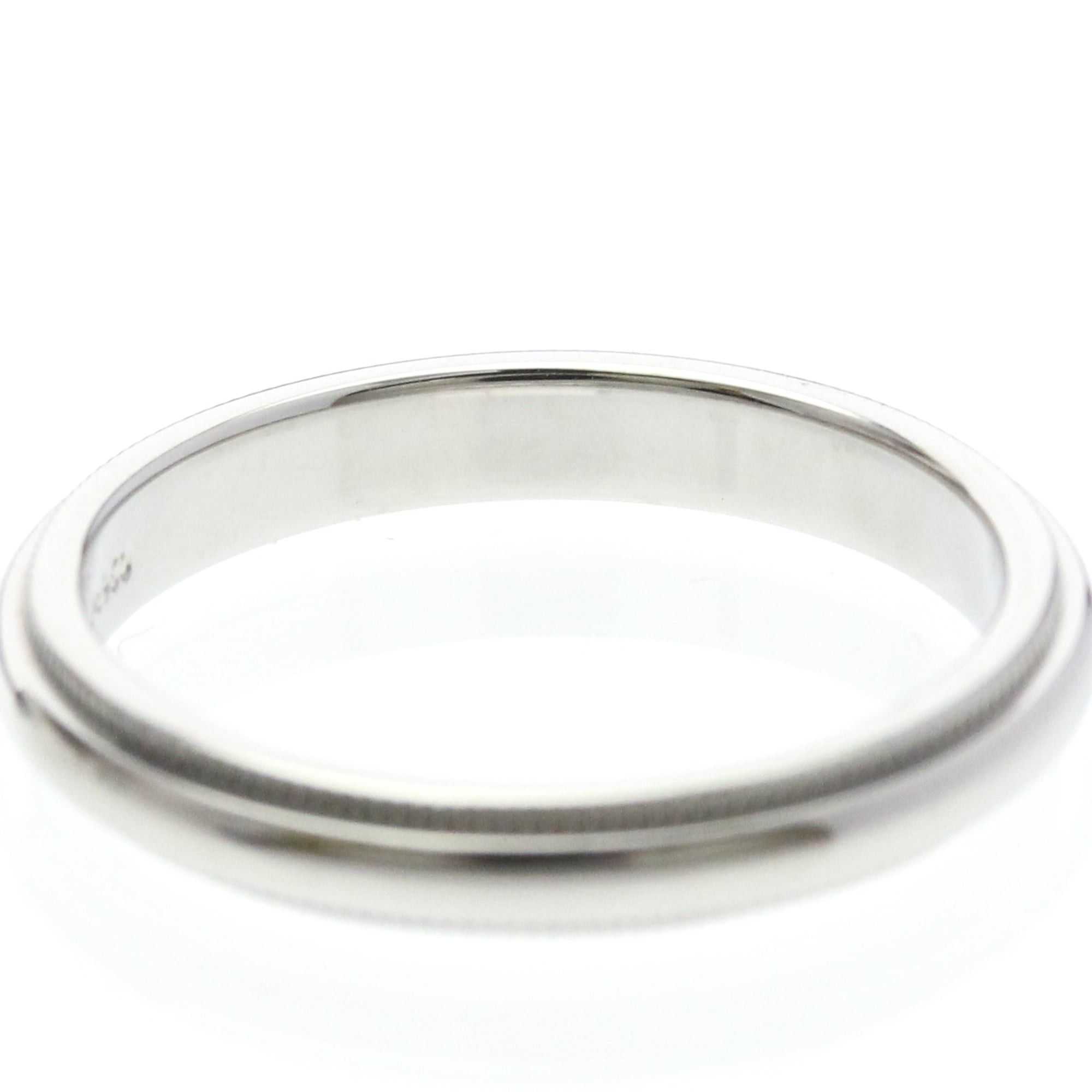 Tiffany & Co. TIFFANY Milgrain Band Ring Platinum Fashion No Stone Polished Size ONE SIZE - 8 Thumbnail