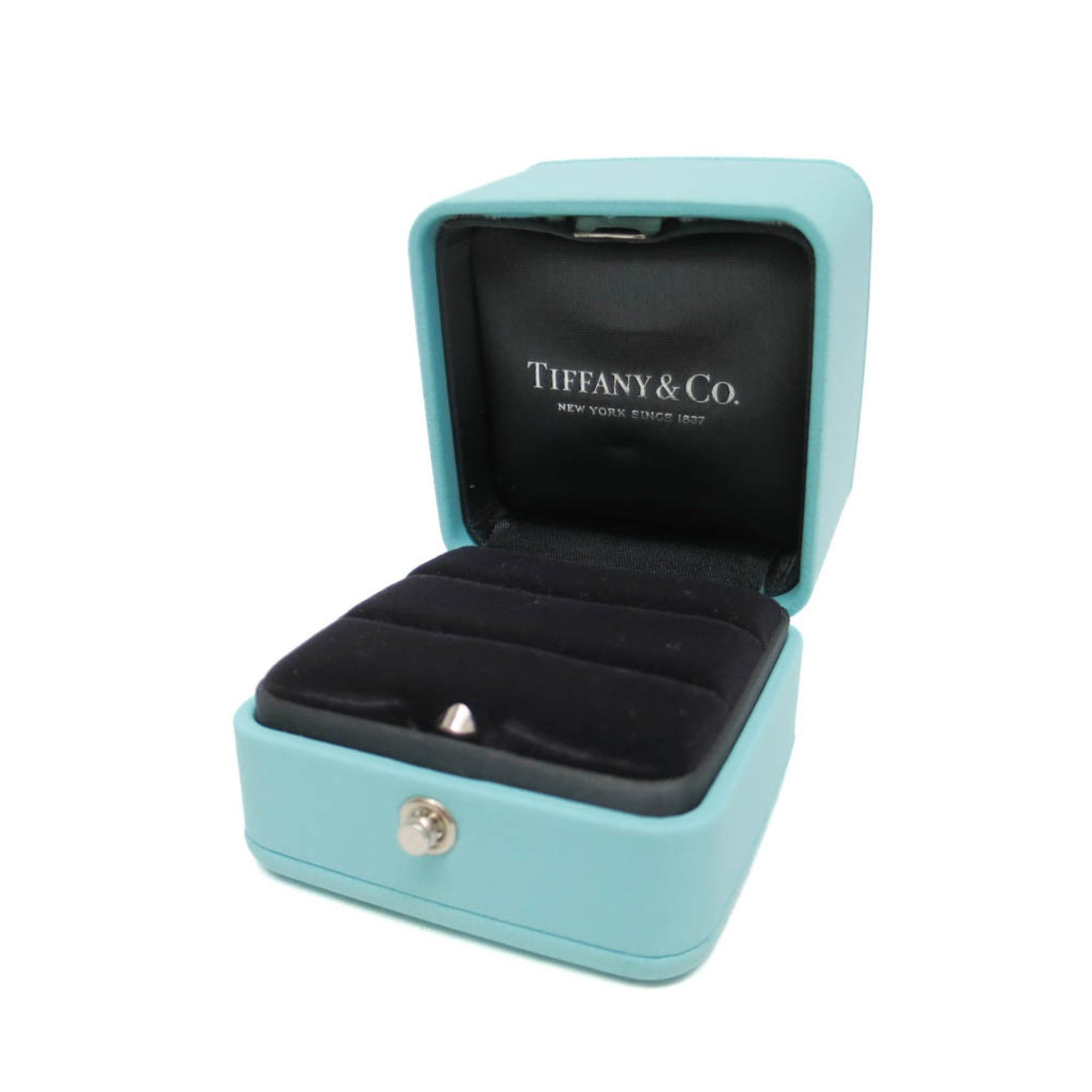 Tiffany & Co. TIFFANY Milgrain Band Ring Platinum Fashion No Stone Polished Size ONE SIZE - 10 Thumbnail