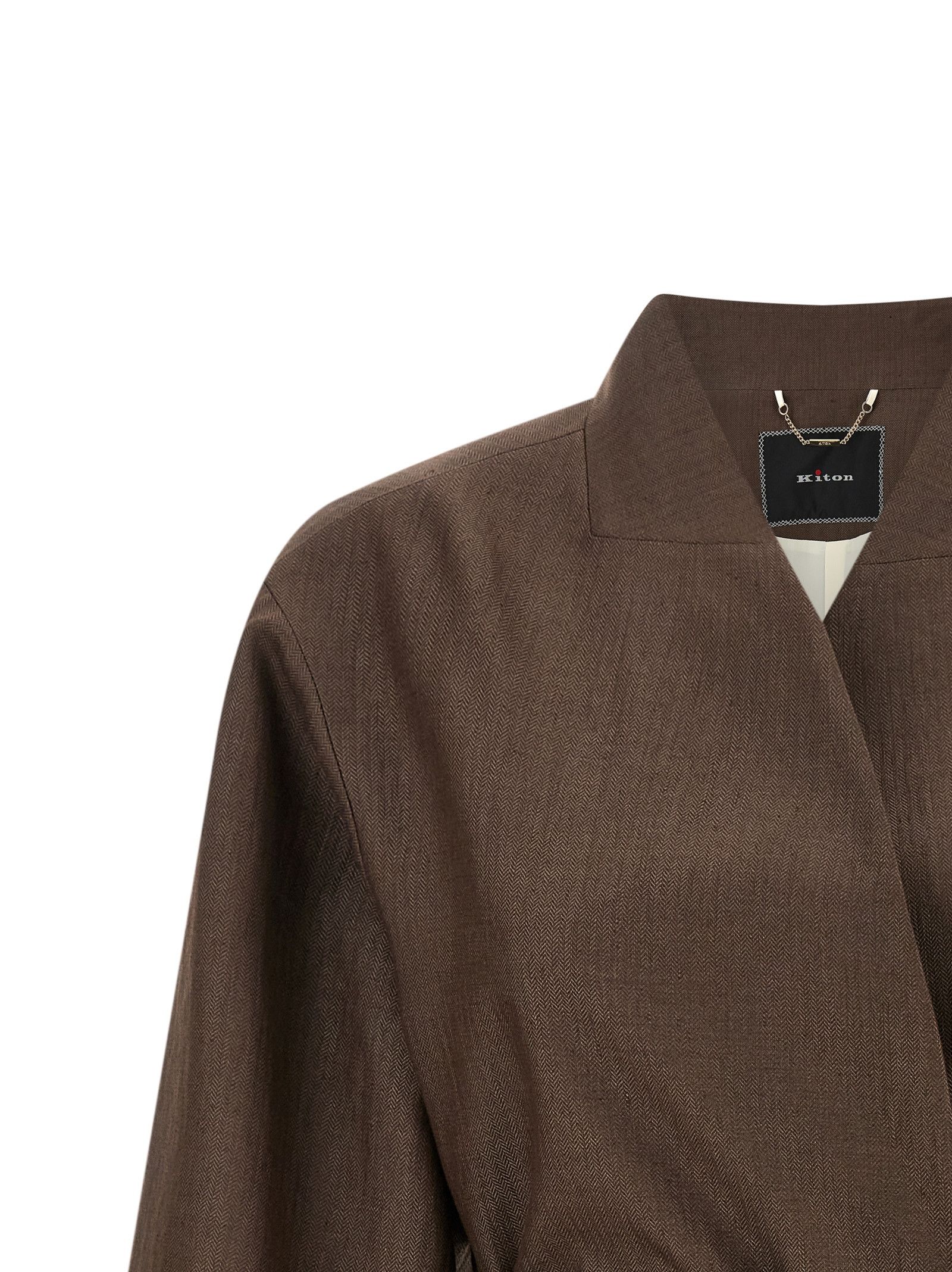 Kiton Linen blend blazer Size M / US 6-8 / IT 42-44 - 3 Thumbnail