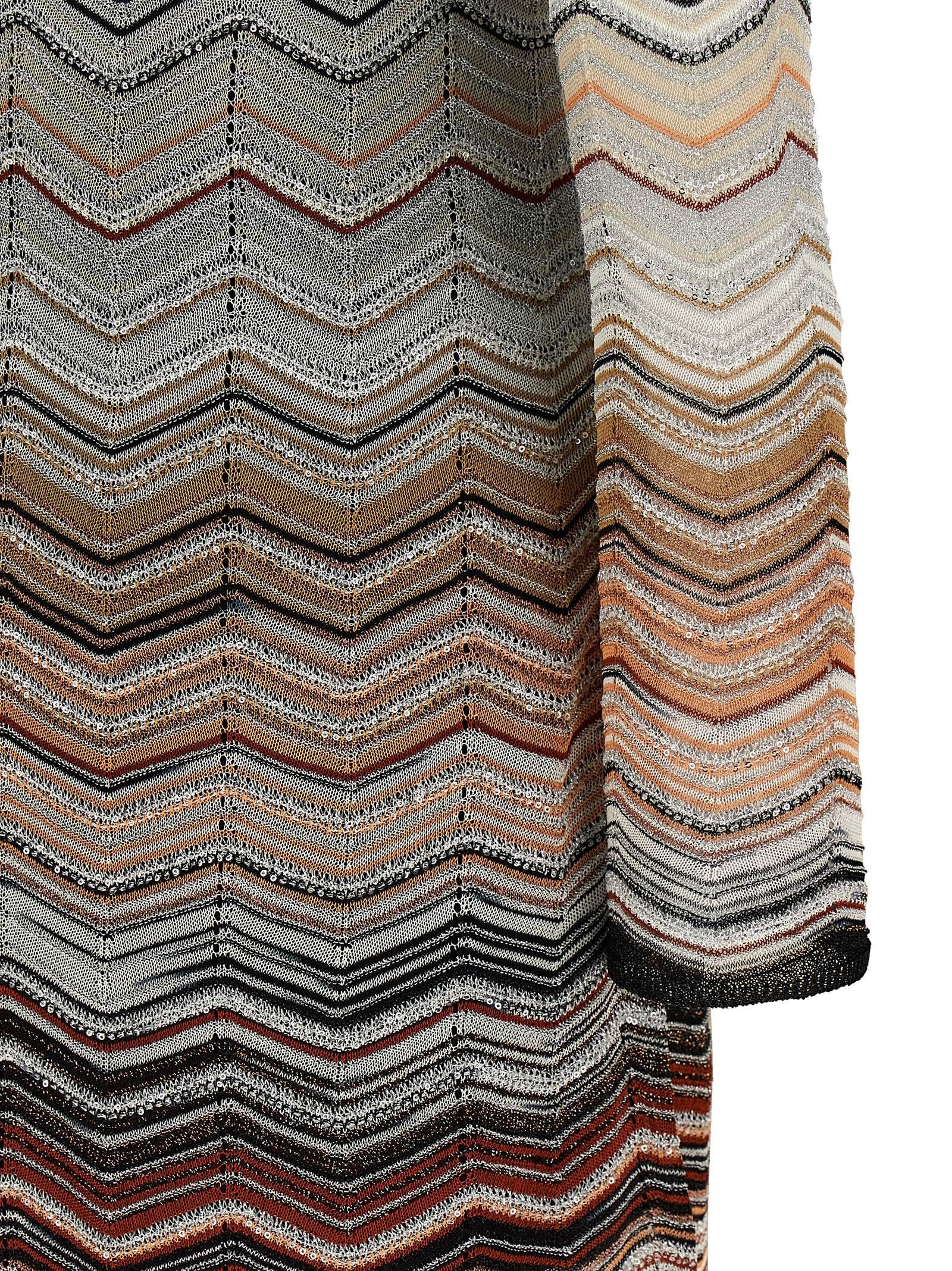 Missoni Chevron lamé dress Size M / US 6-8 / IT 42-44 - 4 Thumbnail