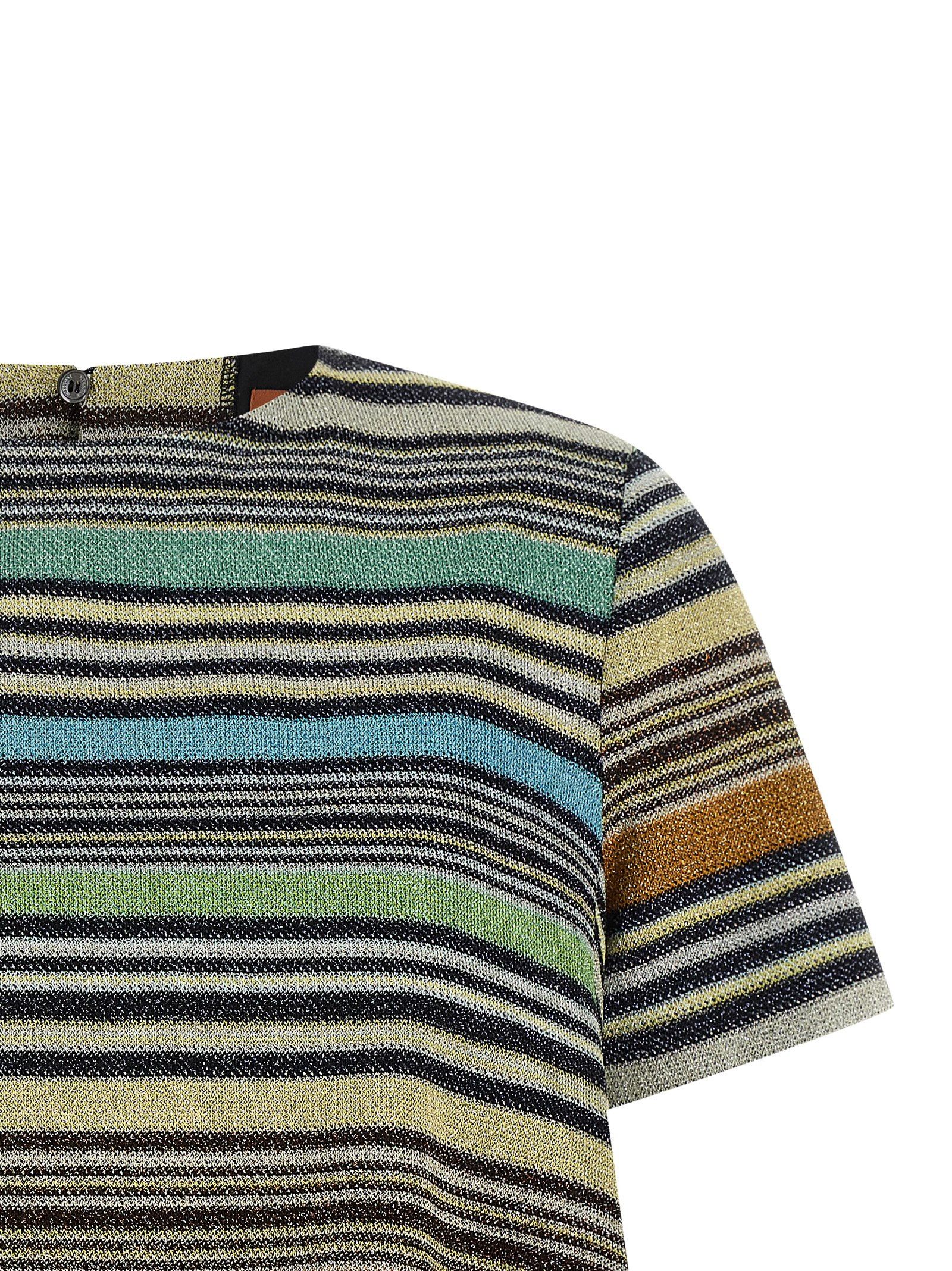 Missoni Lamé stripes t-shirt Size M / US 6-8 / IT 42-44 - 3 Thumbnail