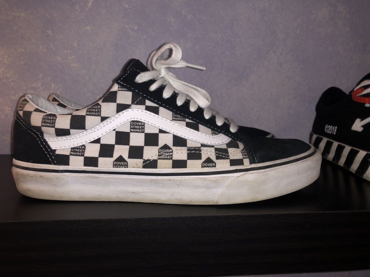 Dover Street Market Vans Dover Street Market X Vans Old Skool Checkerboard Grailed