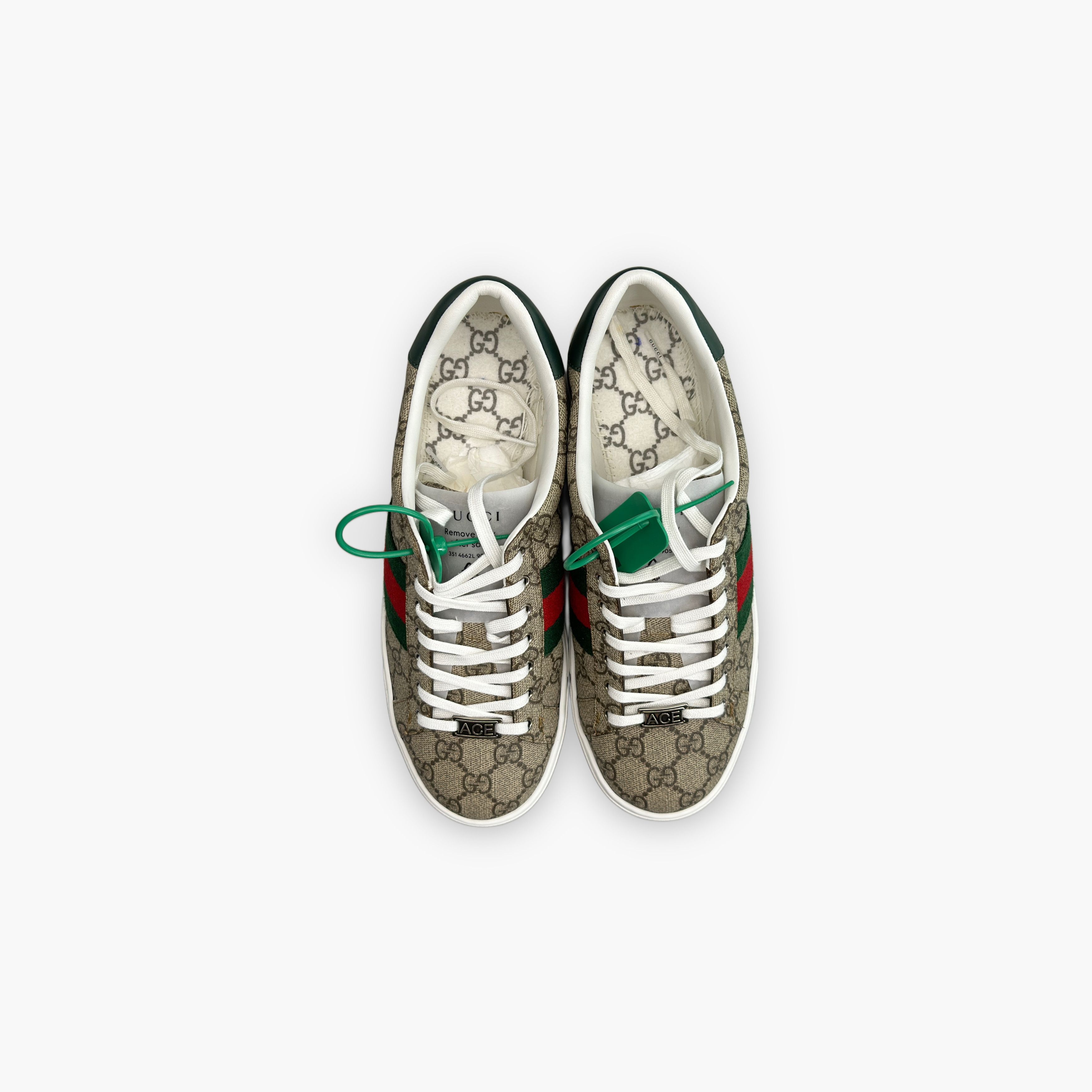 Gucci Gucci Ace GG Supreme Low-Top Sneakers Size 8.5 Size US 8.5 / EU 41-42 - 9 Thumbnail