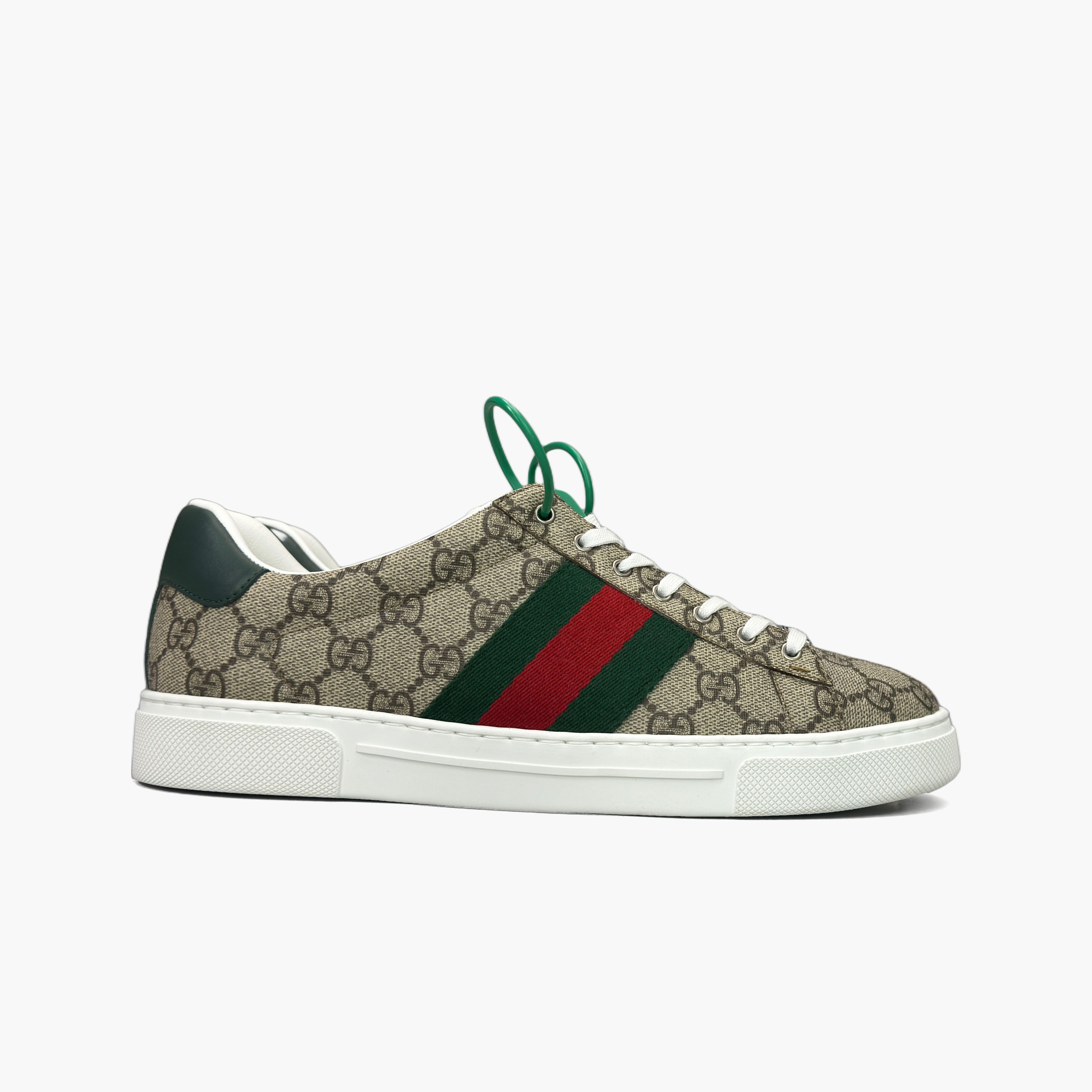 Gucci Gucci Ace GG Supreme Low-Top Sneakers Size 8.5 Size US 8.5 / EU 41-42 - 4 Thumbnail