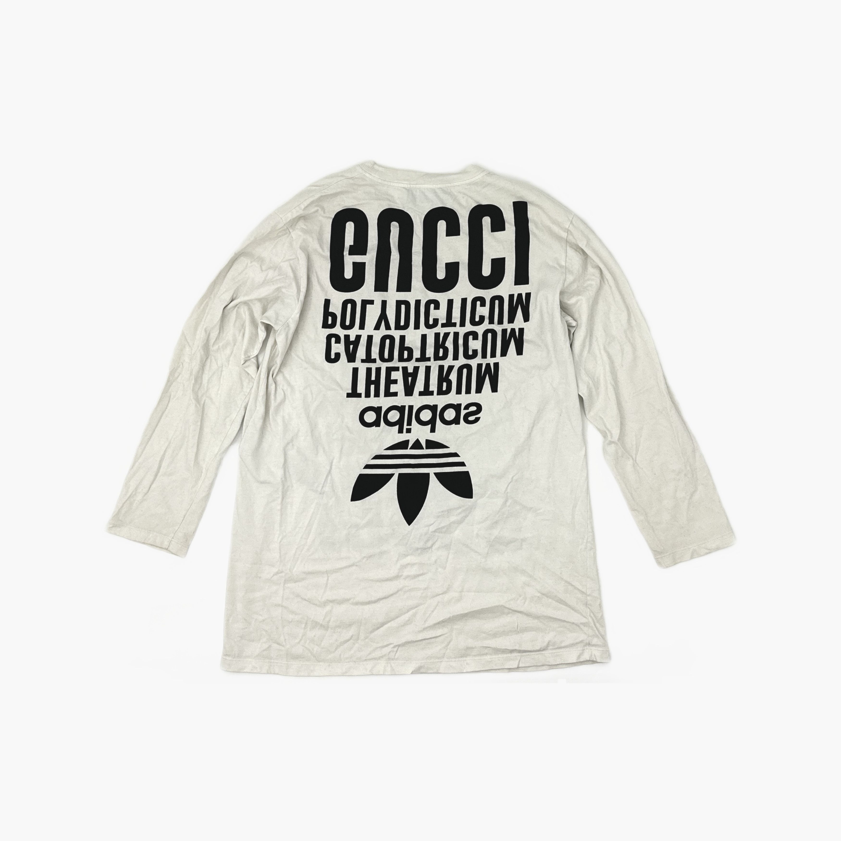 Gucci Gucci x Adidas Logo Long Sleeve T-Shirt Size XXS Size XXS / US 00 / IT 34 - 2 Thumbnail