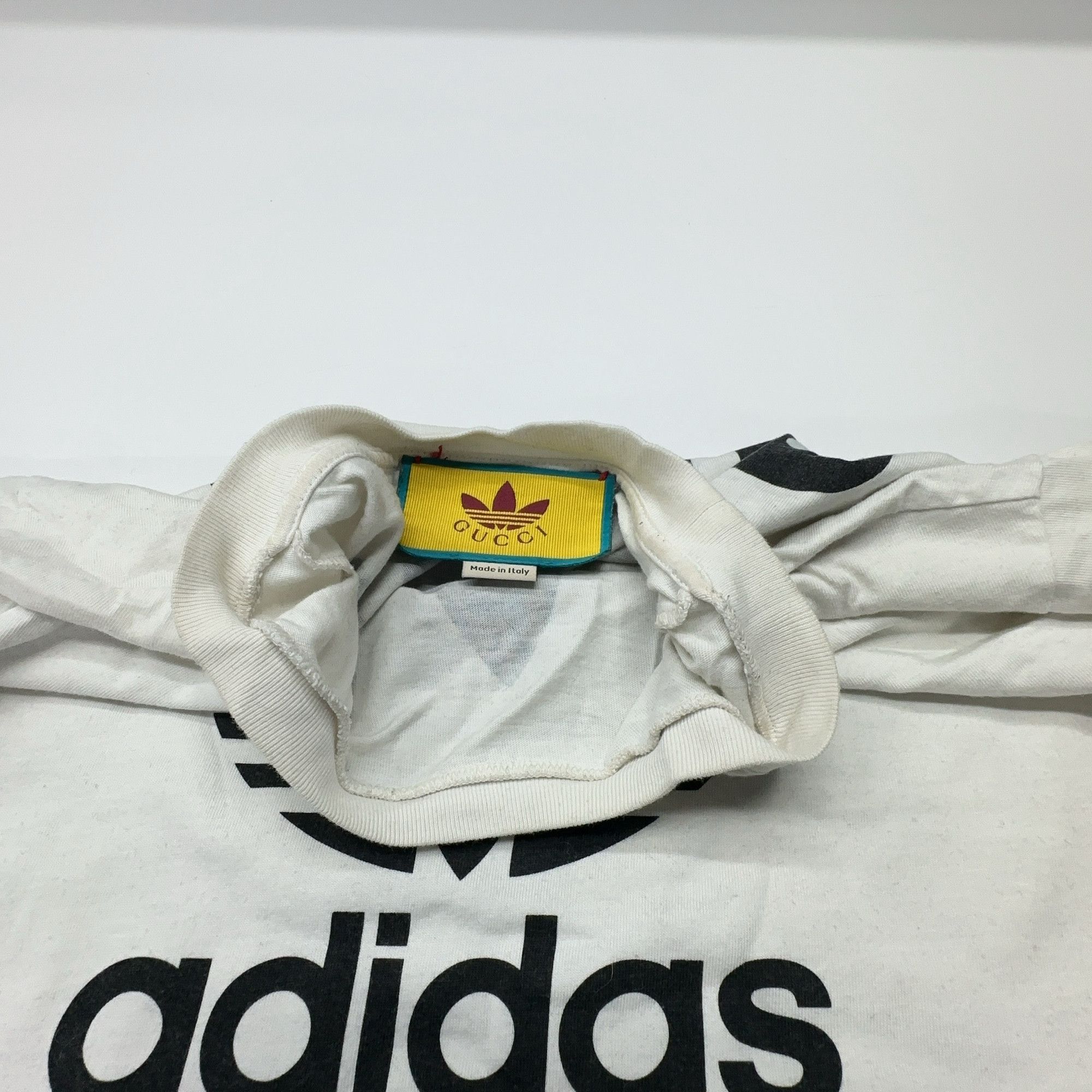 Gucci Gucci x Adidas Logo Long Sleeve T-Shirt Size XXS Size XXS / US 00 / IT 34 - 6 Thumbnail