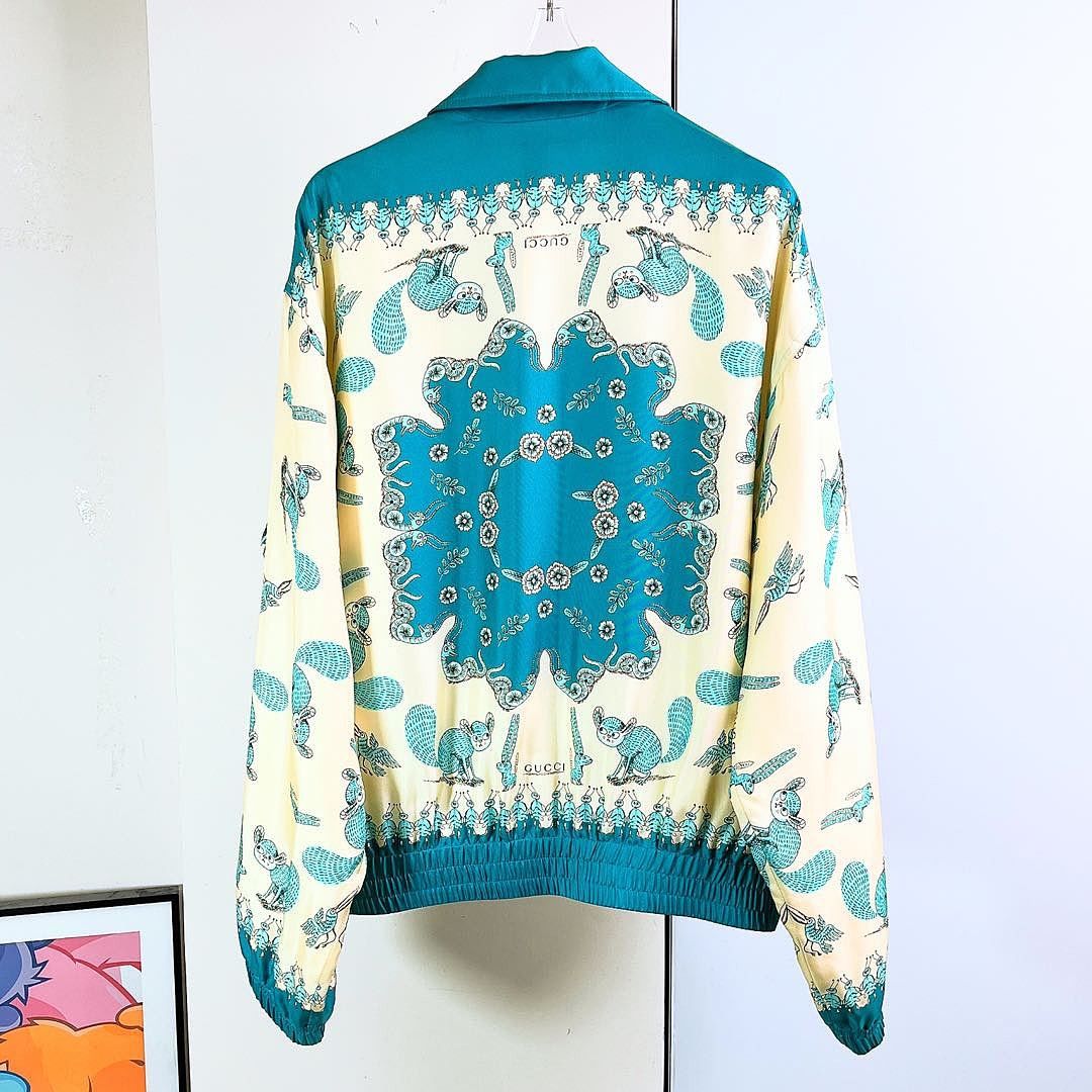 Gucci Gucci Freya Hartas Silk Jacket US S Size US S / EU 44-46 / 1 - 2 Thumbnail