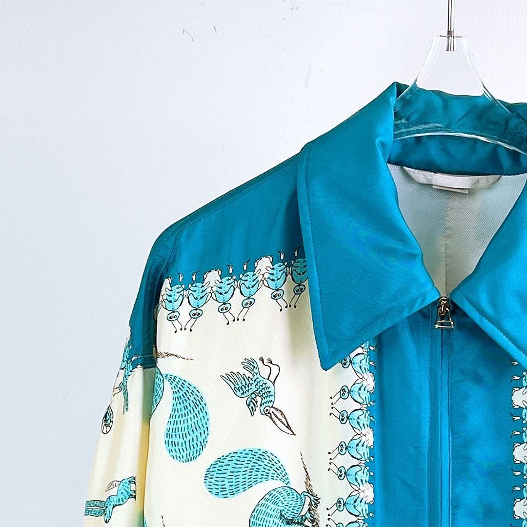 Gucci Gucci Freya Hartas Silk Jacket US S Size US S / EU 44-46 / 1 - 6 Thumbnail