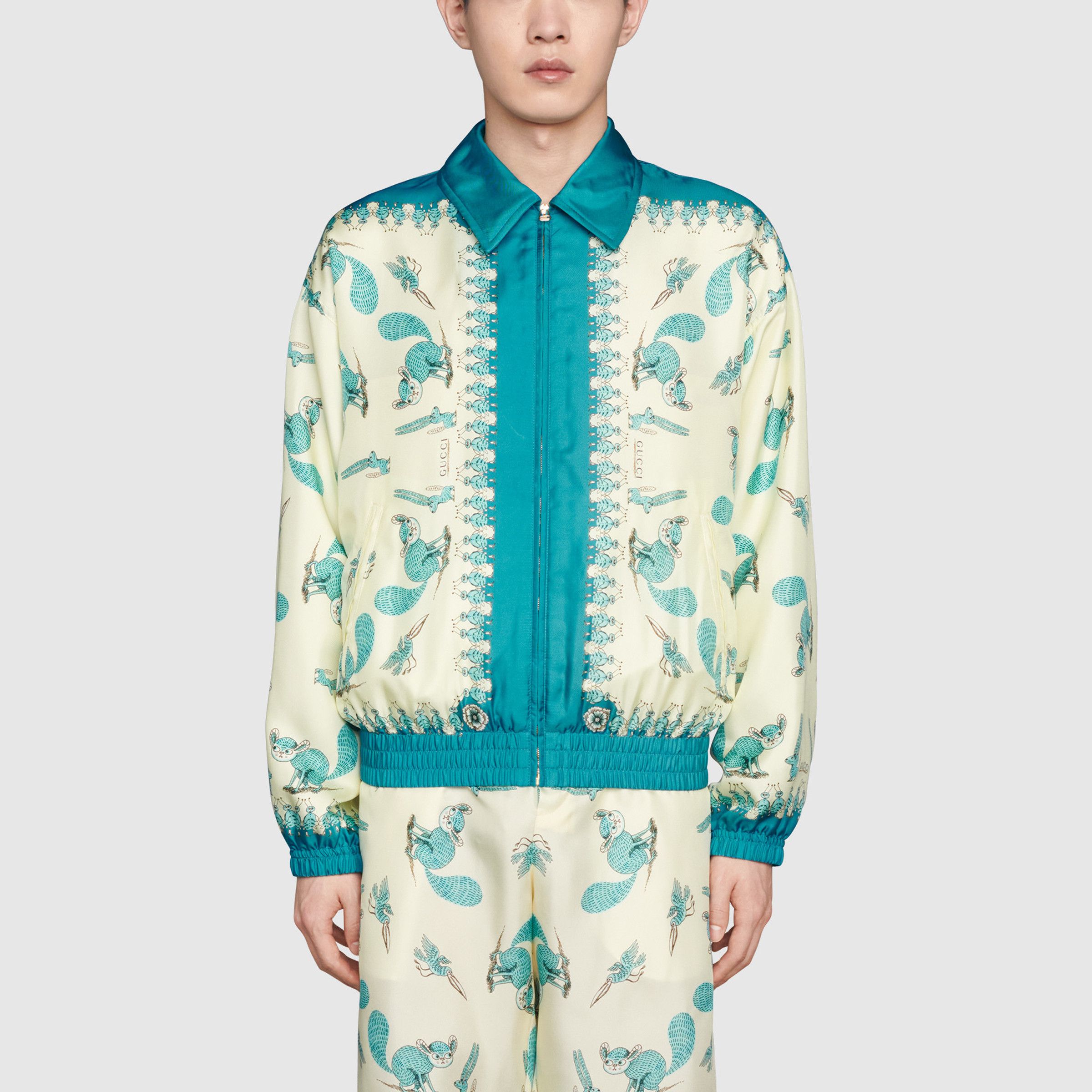 Gucci Gucci Freya Hartas Silk Jacket US S Size US S / EU 44-46 / 1 - 7 Thumbnail