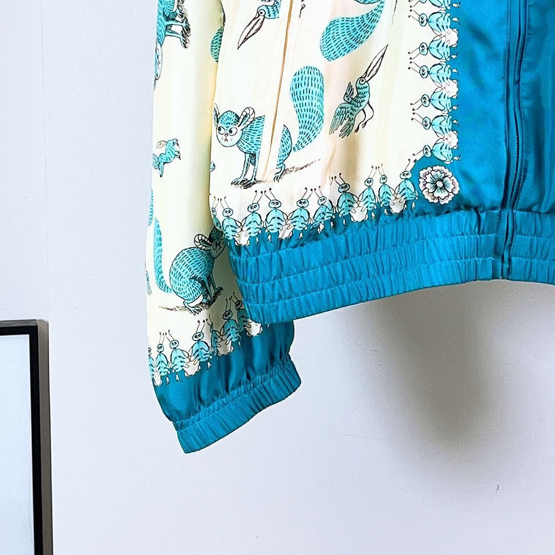 Gucci Gucci Freya Hartas Silk Jacket US S Size US S / EU 44-46 / 1 - 5 Thumbnail
