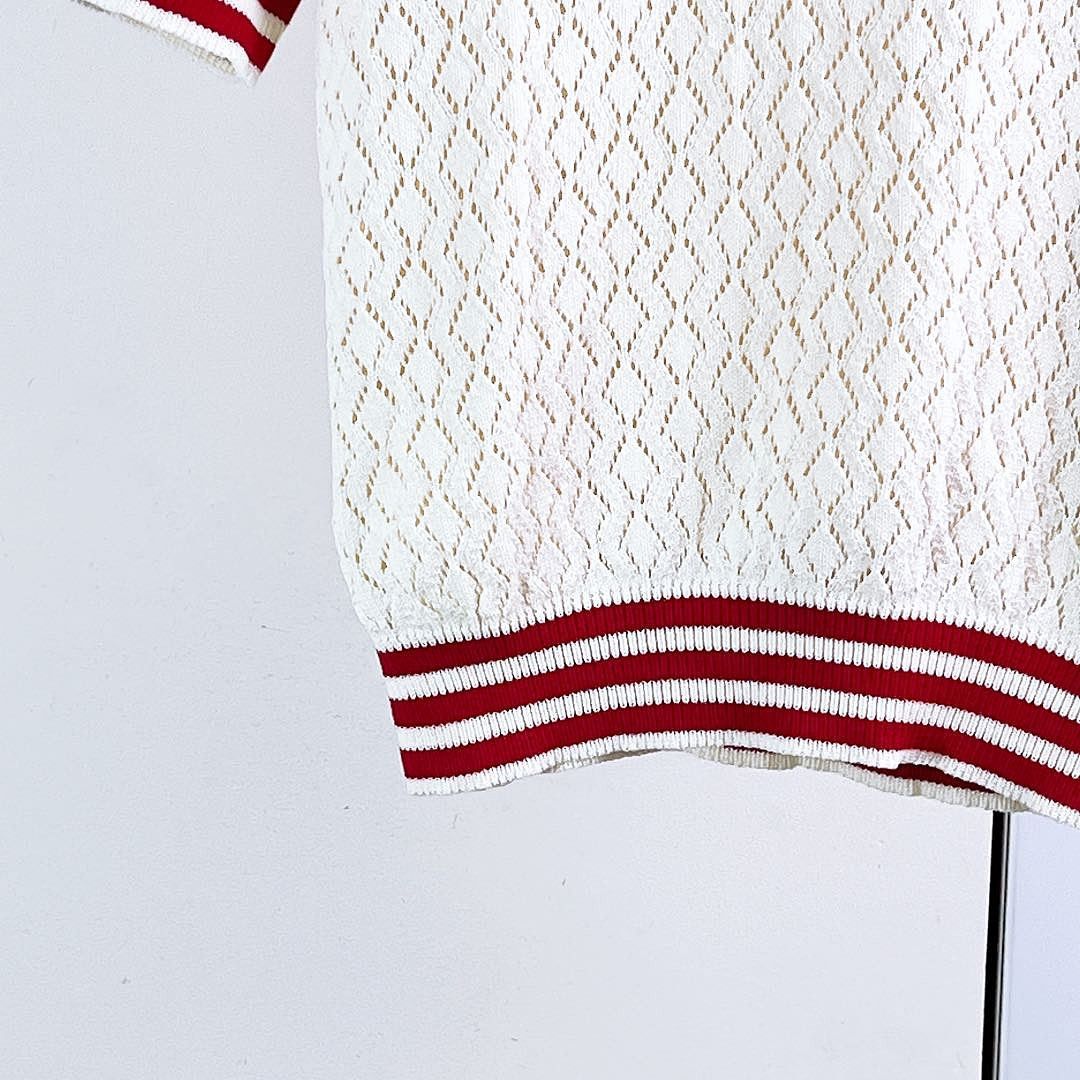 Gucci Gucci x Adidas Knit Polo Shirt Size M Size M / US 6-8 / IT 42-44 - 5 Thumbnail