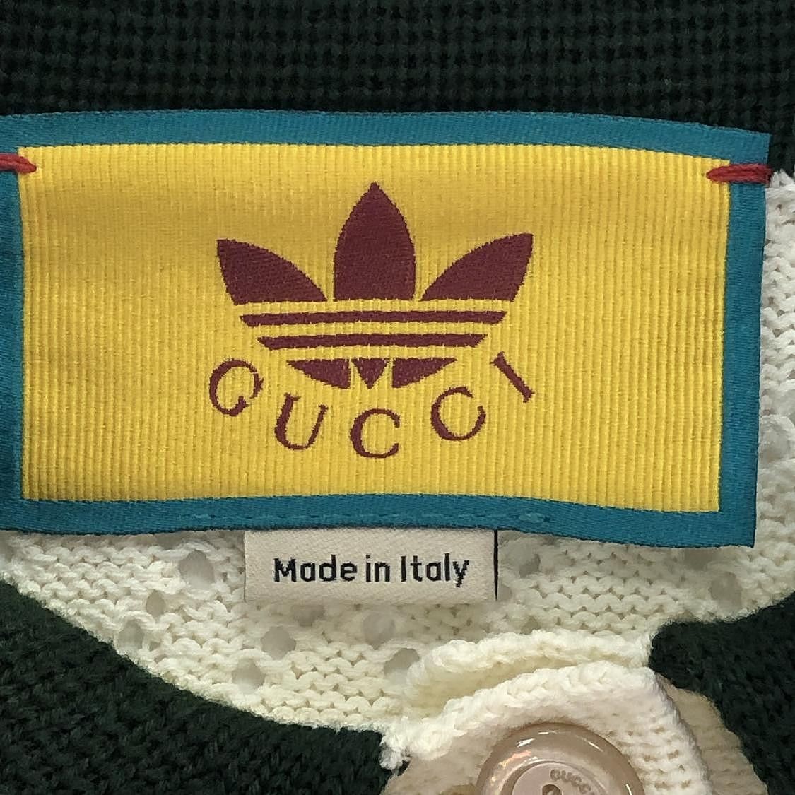 Gucci Gucci x Adidas Knit Polo Shirt Size M Size M / US 6-8 / IT 42-44 - 3 Thumbnail