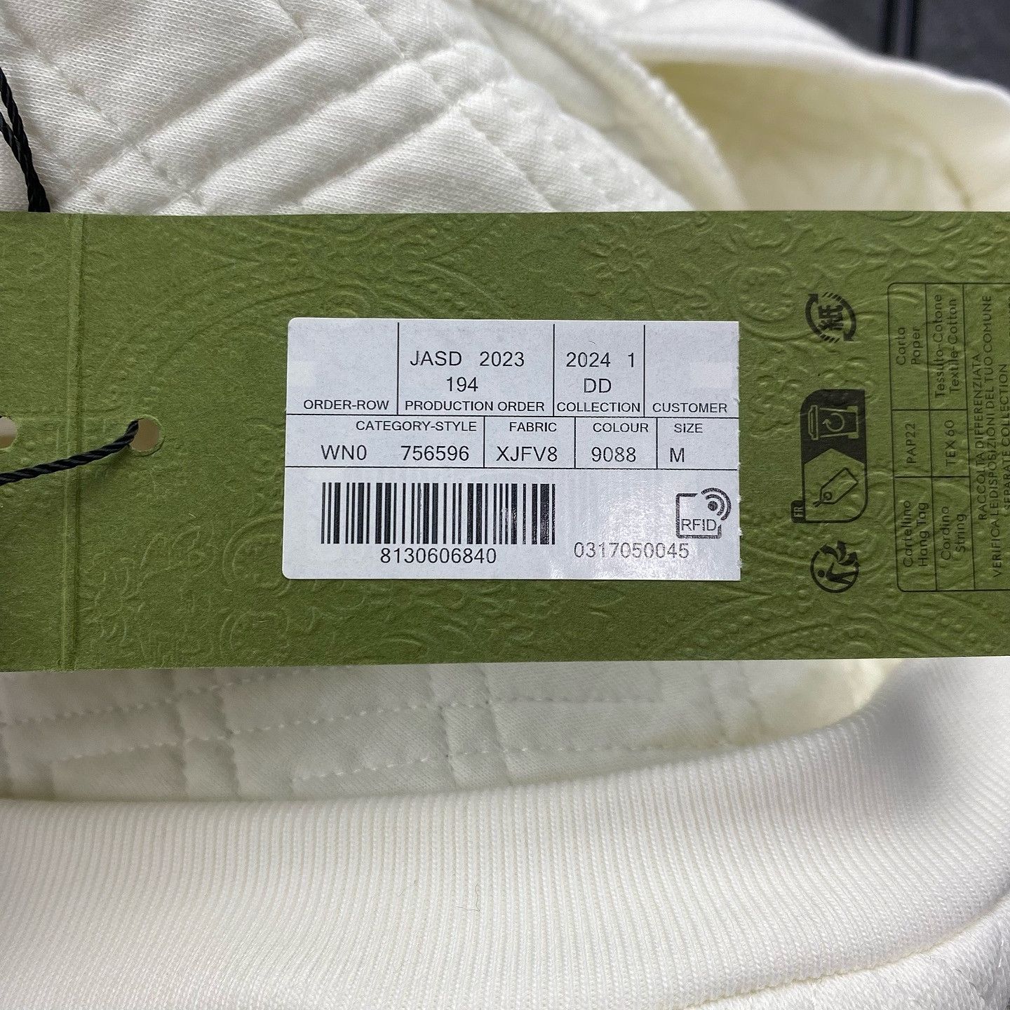 Gucci Gucci Quilted Logo Sweatshirt Size M Size M / US 6-8 / IT 42-44 - 5 Thumbnail