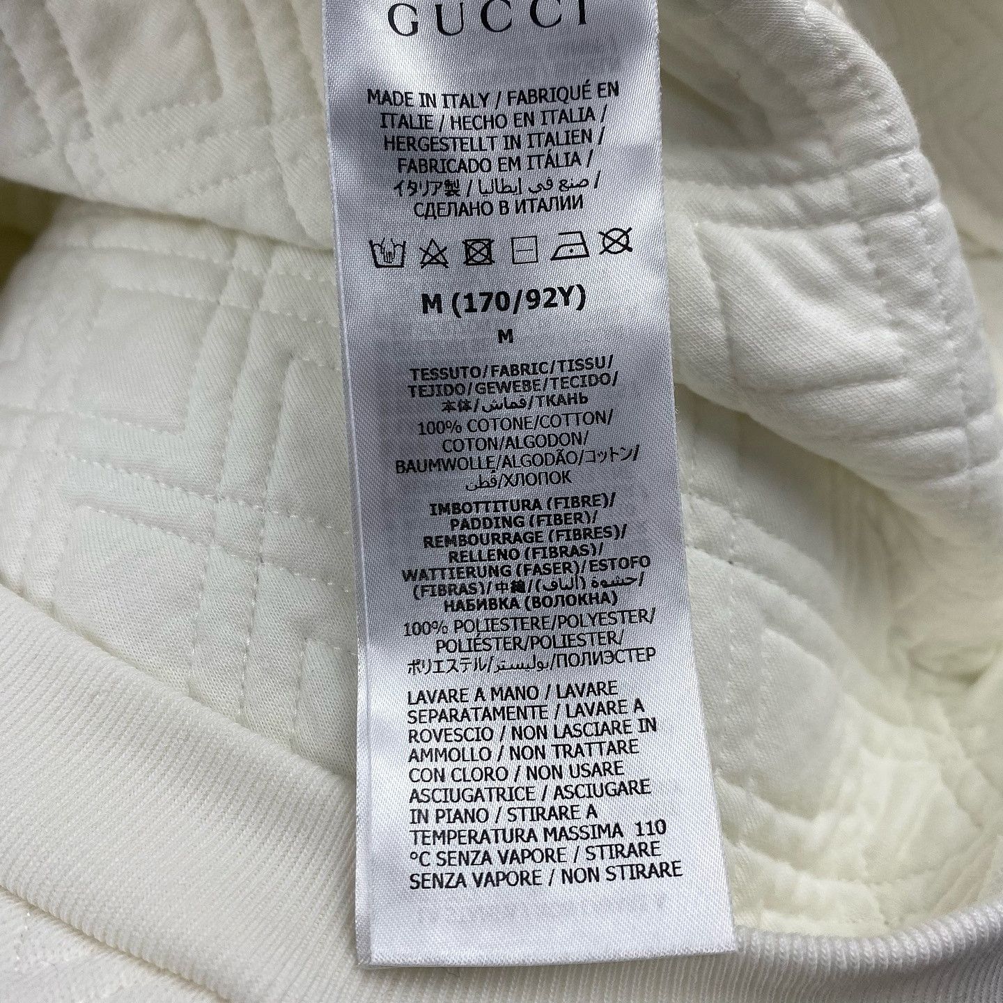 Gucci Gucci Quilted Logo Sweatshirt Size M Size M / US 6-8 / IT 42-44 - 4 Thumbnail